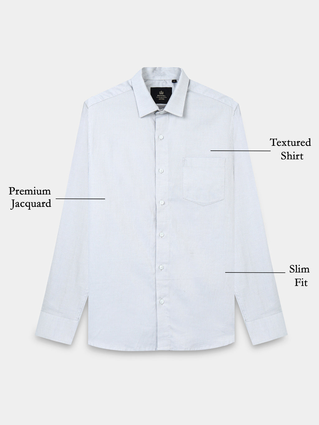 Glacier Ice Artisan Textured Shirt