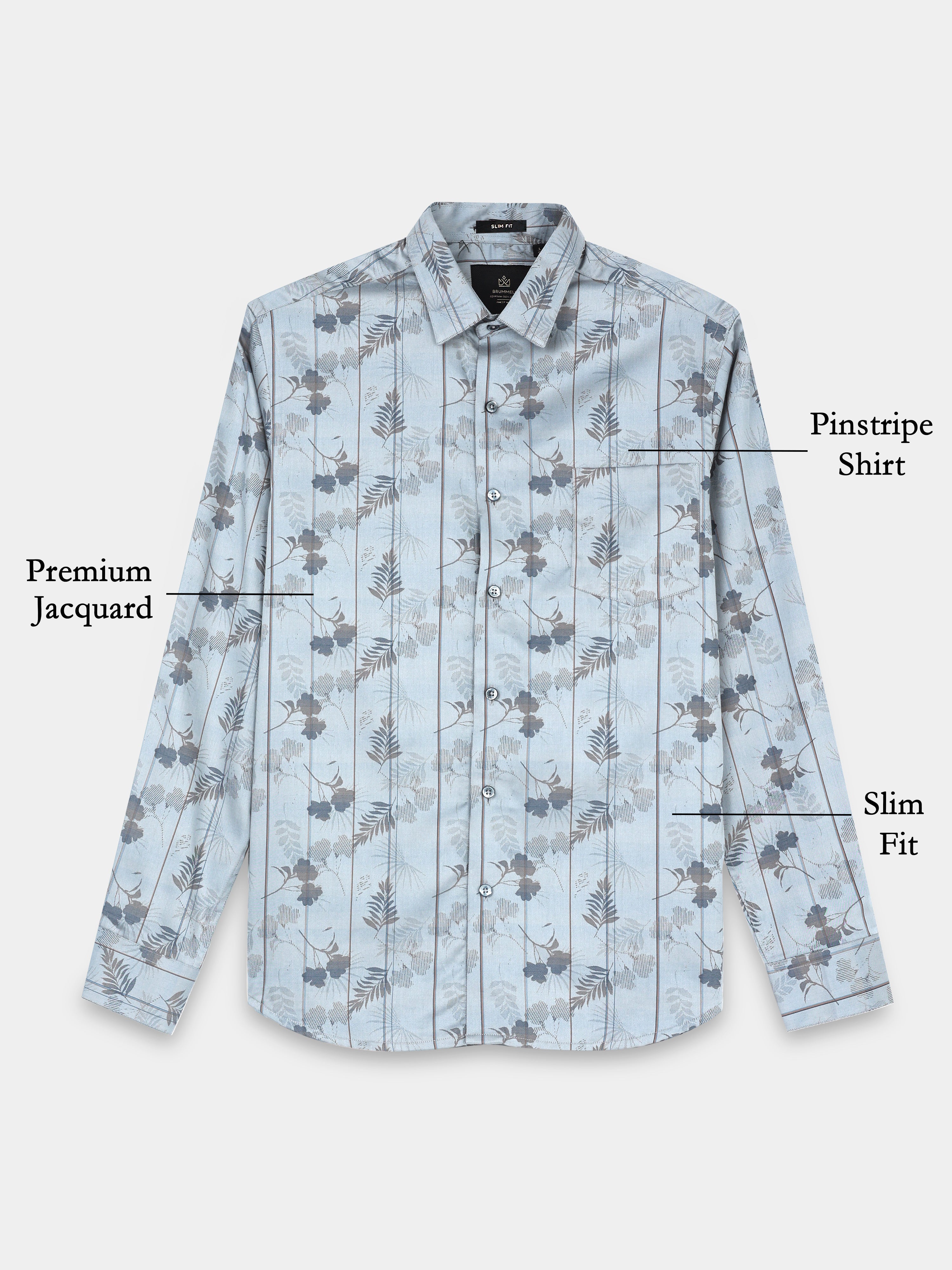 Tectonic Flora Artisan Pinstripe Shirt