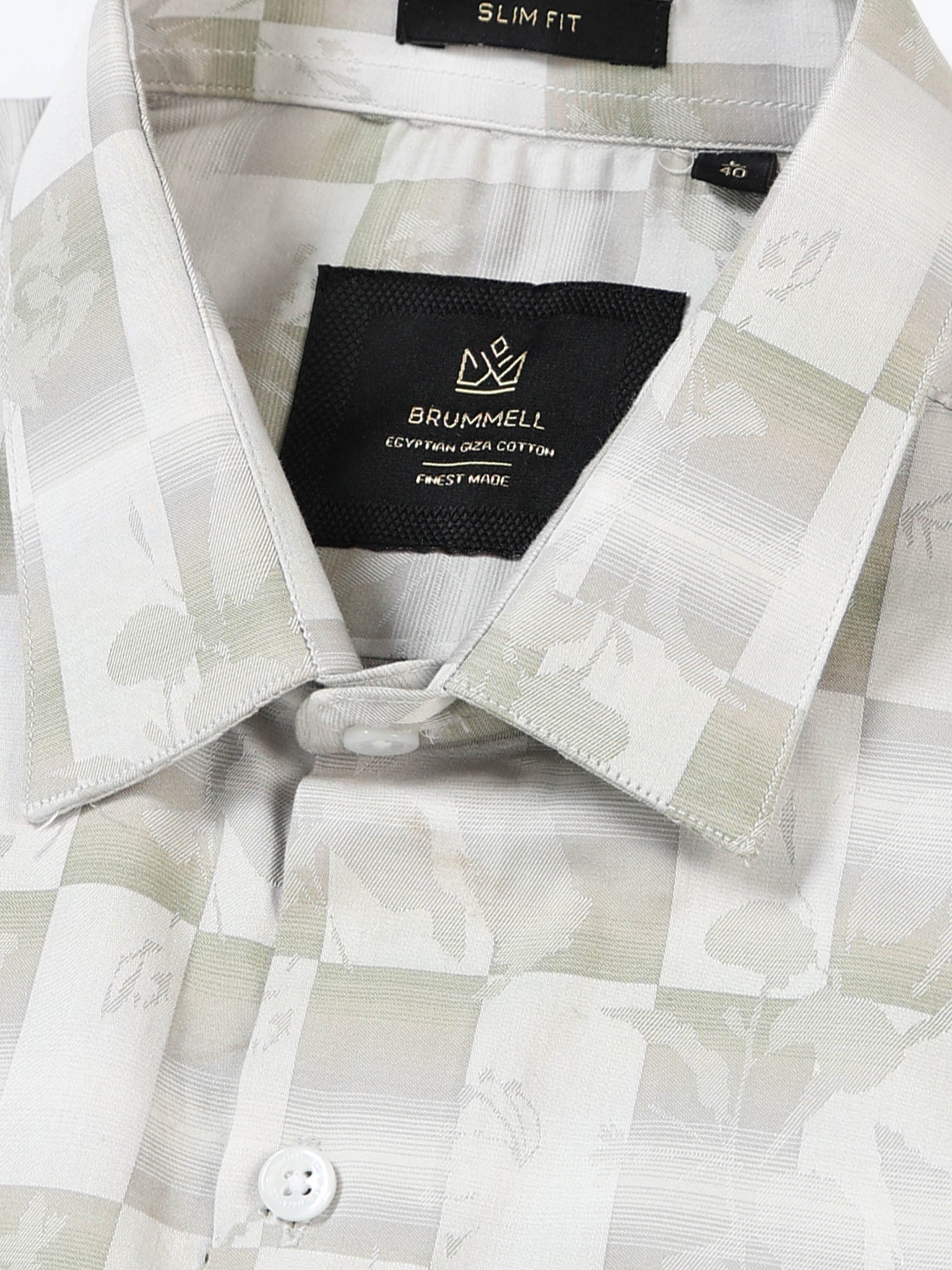 Shadow Flora Checkerboard Jacquard Shirt
