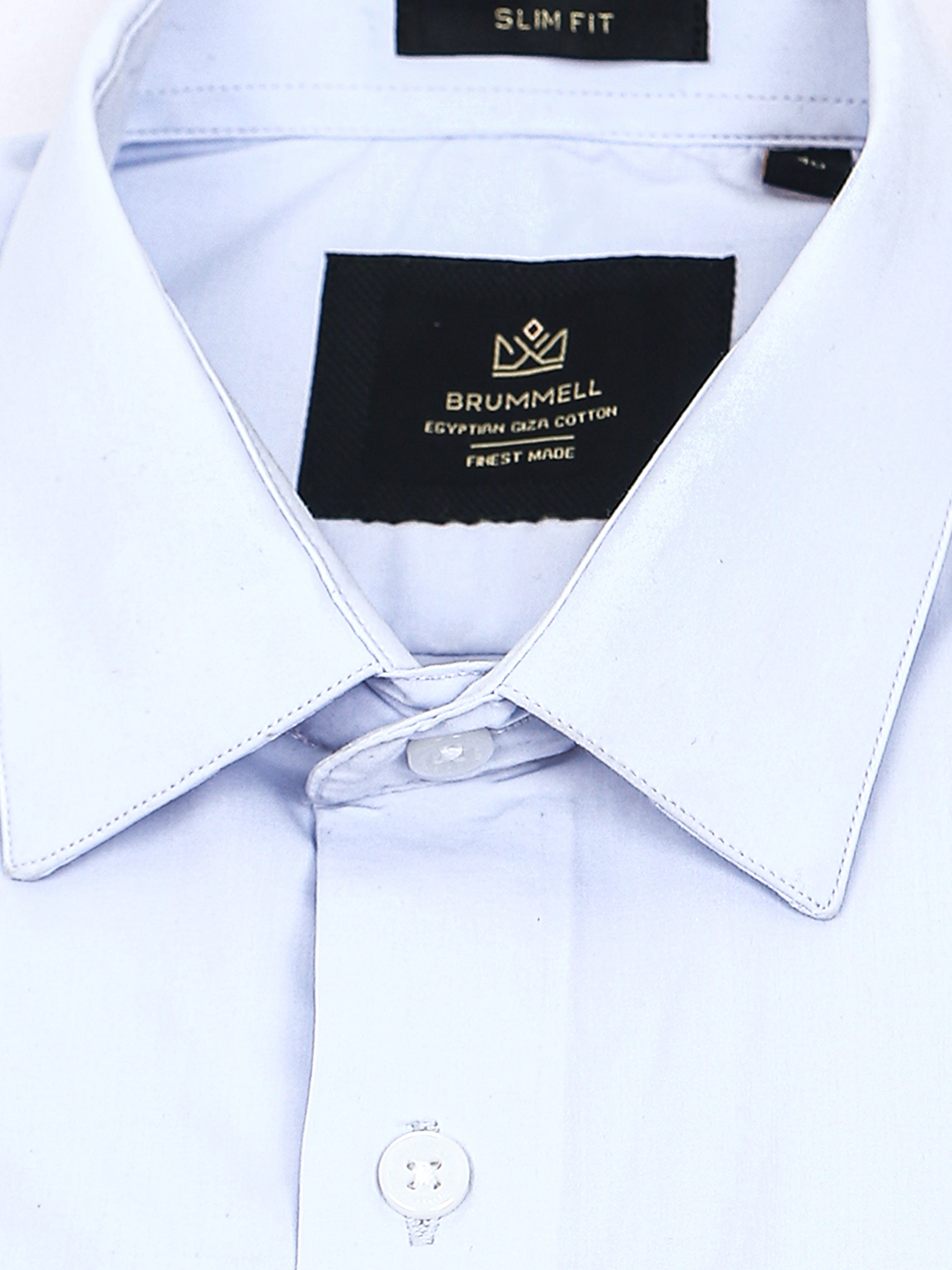 Arctic Lilac Cotton Satin Stretch Solid Shirt