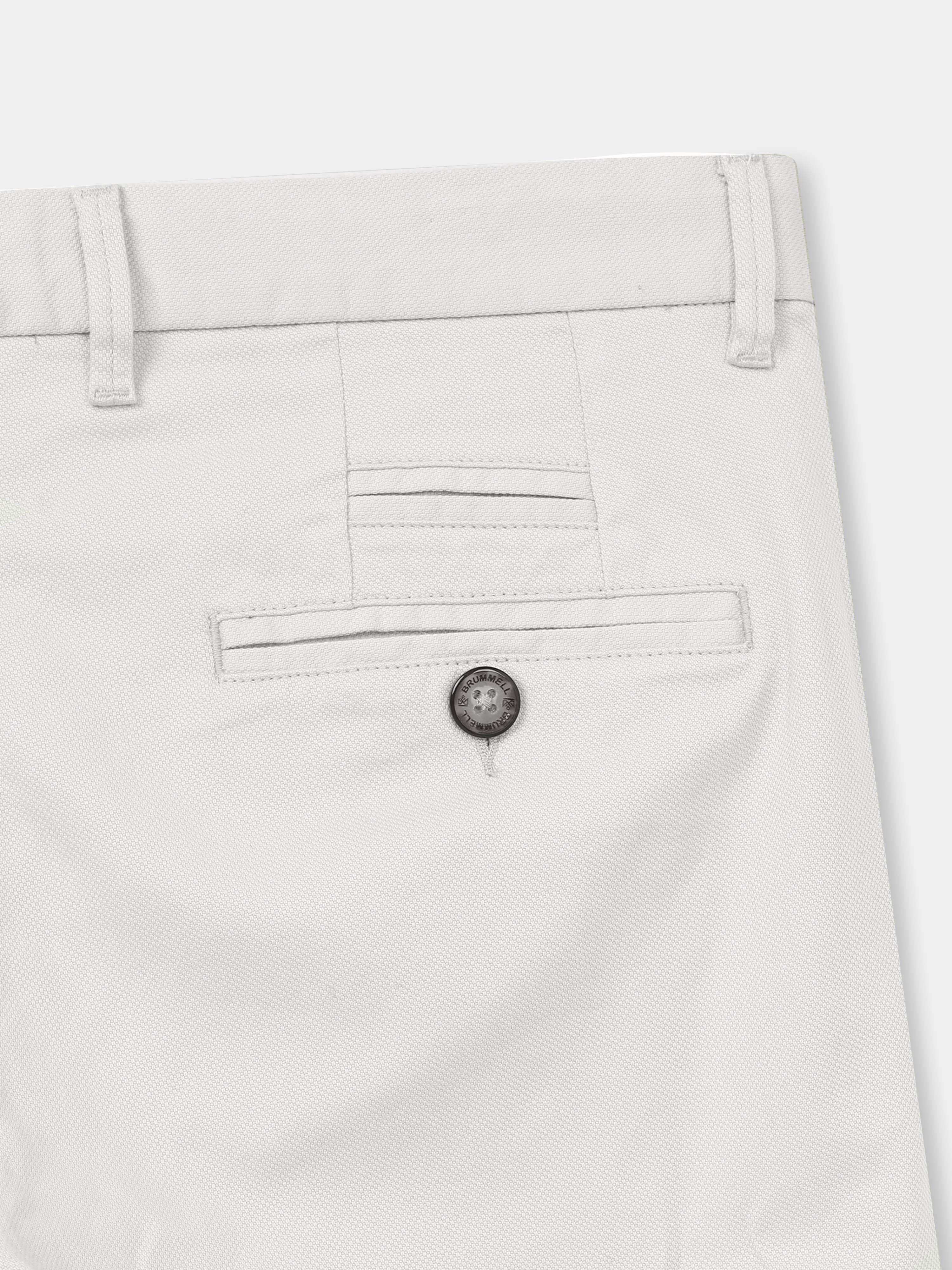 LIGHT ASH CONVERSE COTTON LYCRA STRECTH TROUSERS