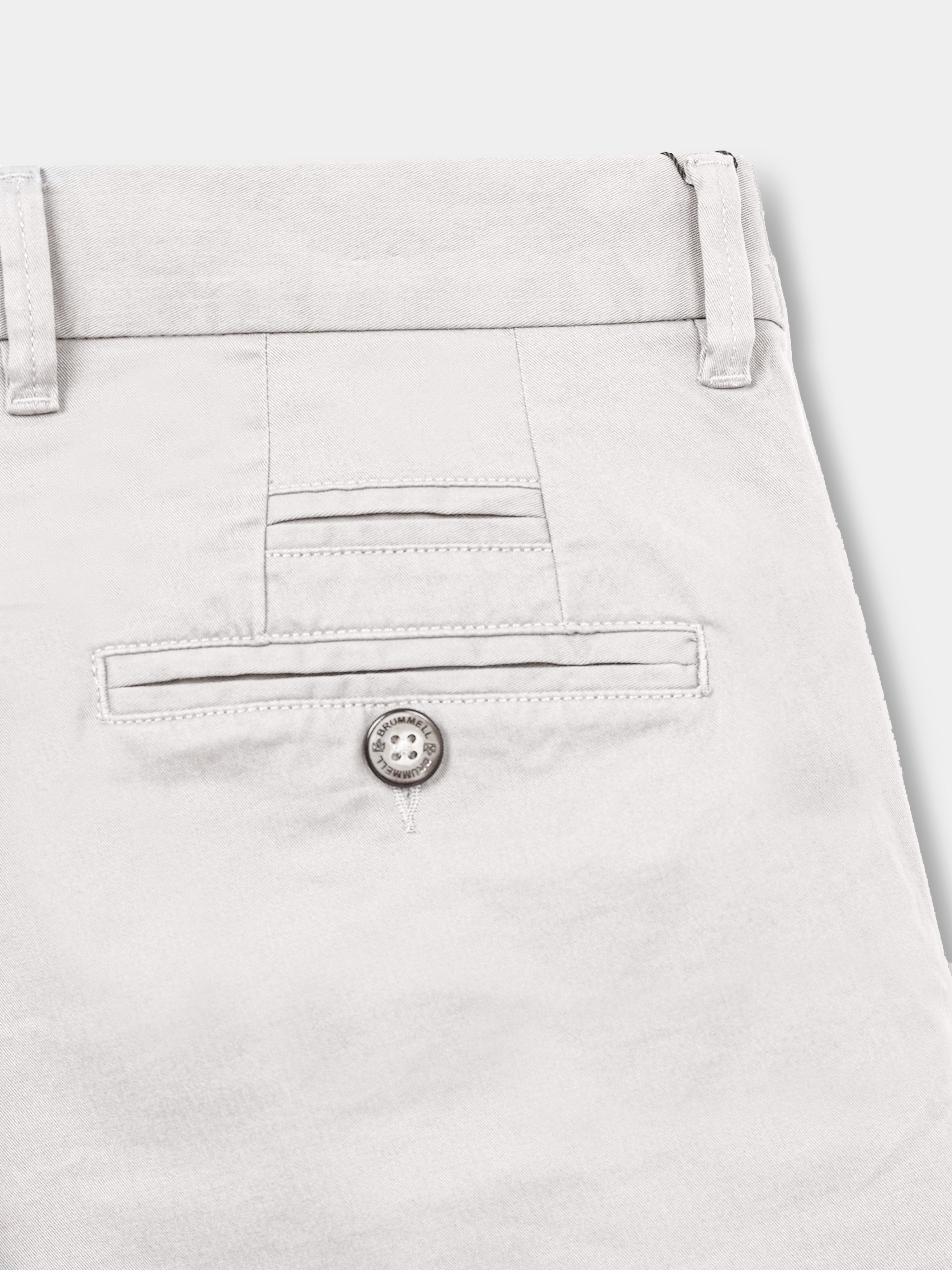 WHITE GAP TWILL STRETCH TROUSERS