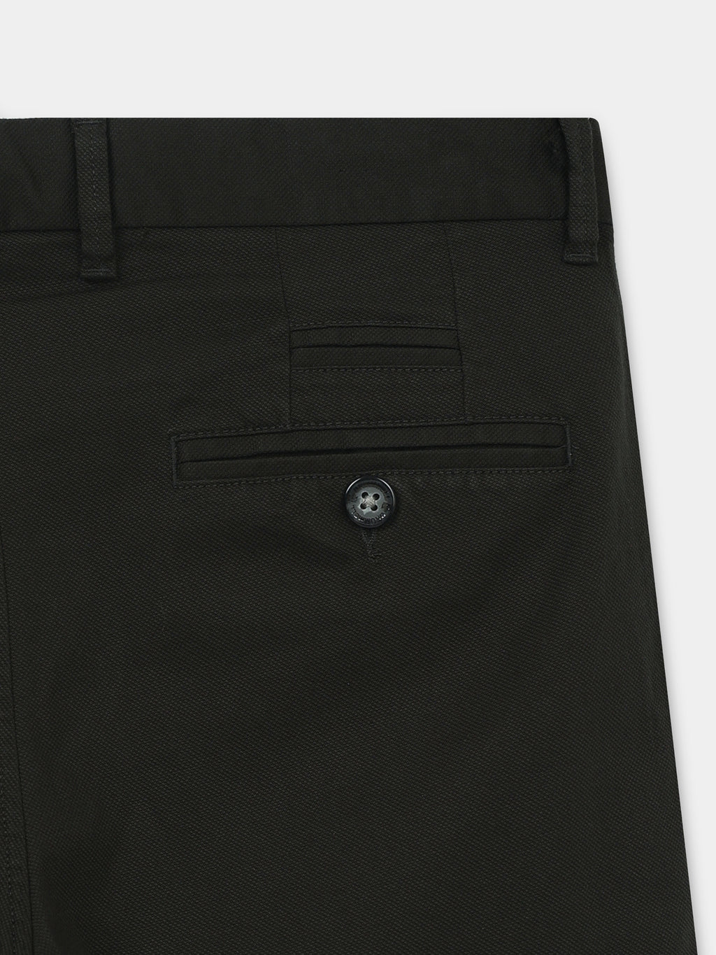 BLACK GAP TWILL STRETCH TROUSERS