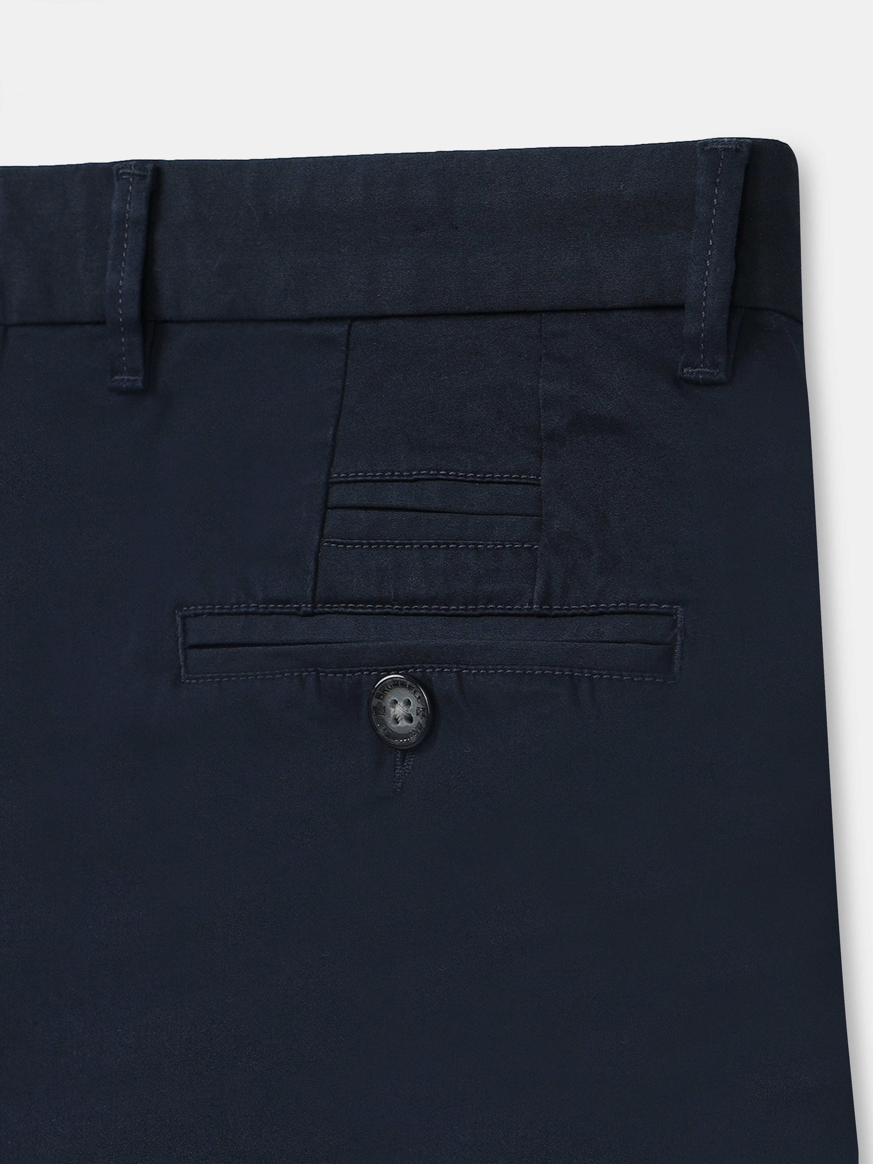 DEEP NAVY BLUE CONVERSE COTTON LYCRA STRECTH TROUSERS