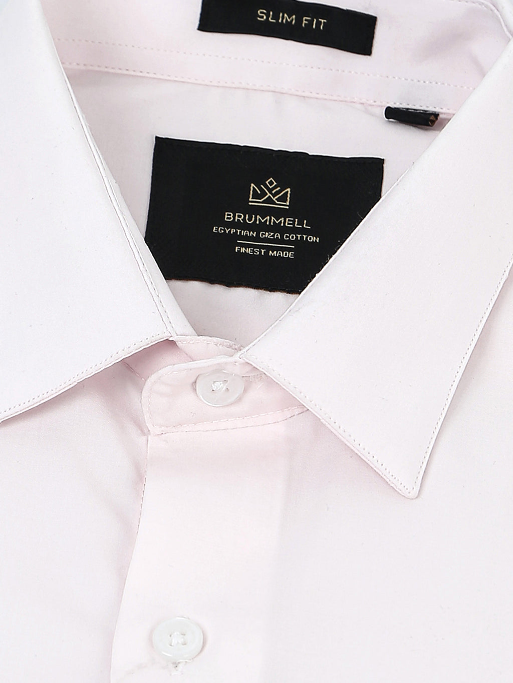 Morning Rose Cotton Satin Stretch Solid Shirt