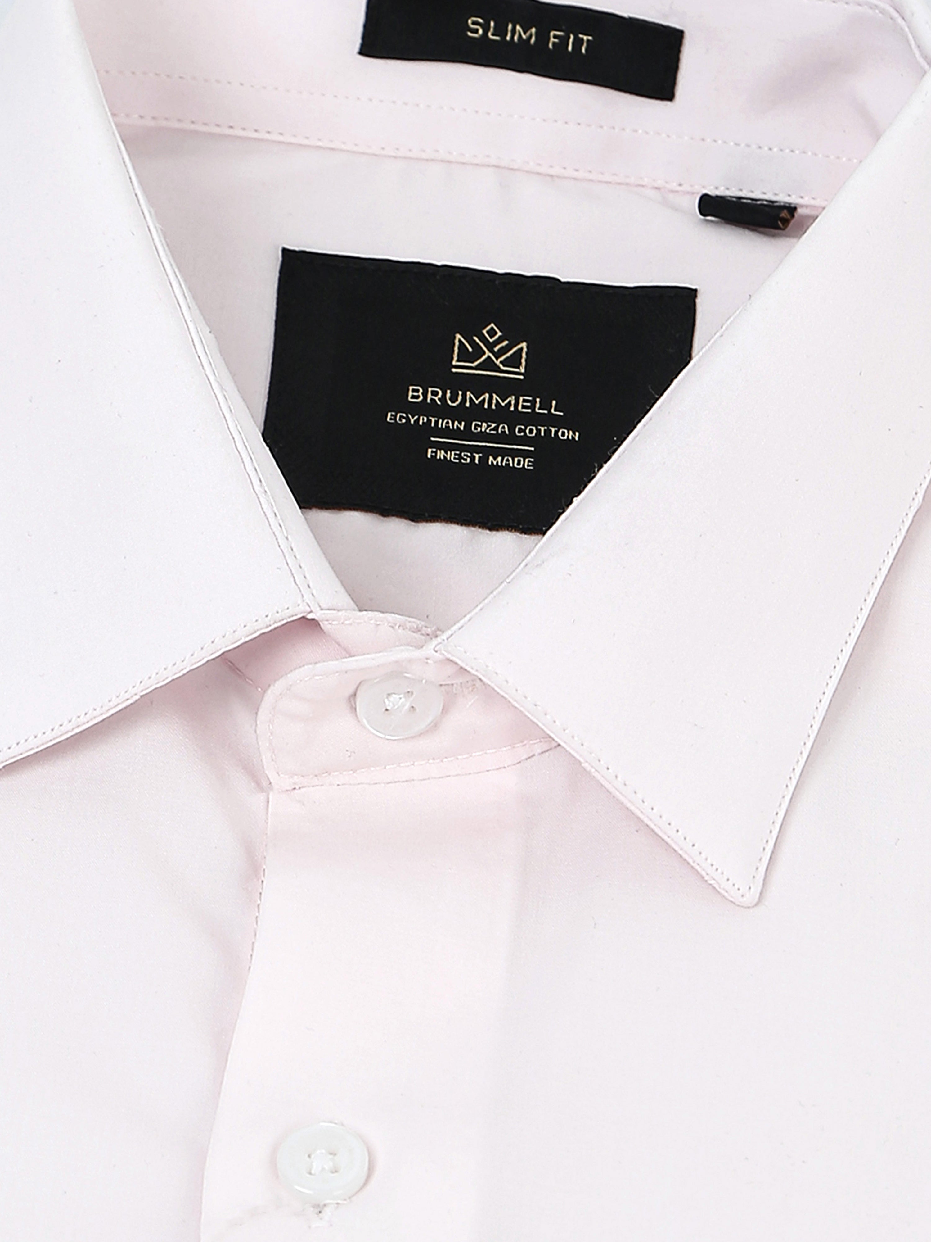 Morning Rose Cotton Satin Stretch Solid Shirt
