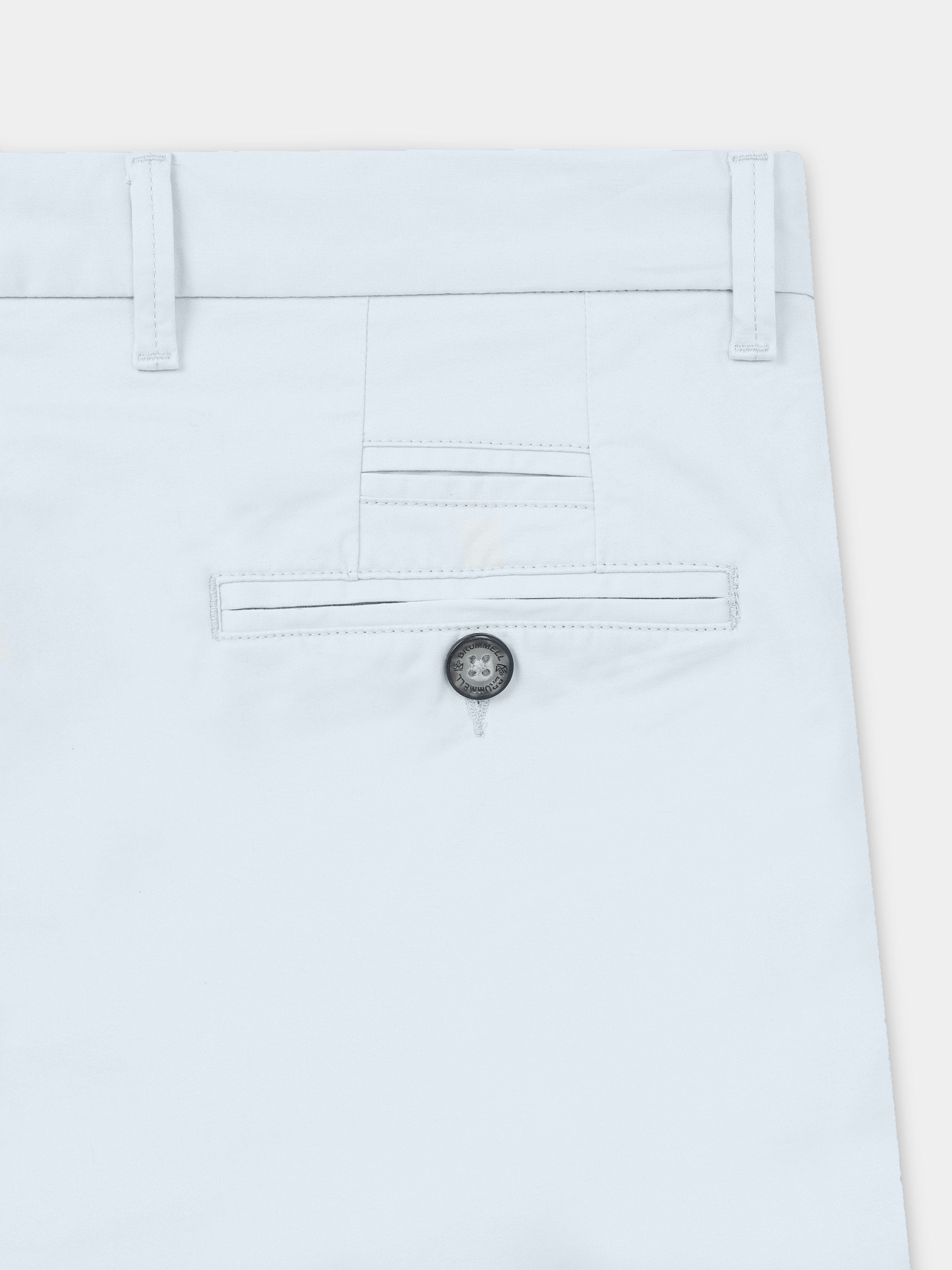 PEARL GREY CONVERSE COTTON LYCRA STRECTH TROUSERS