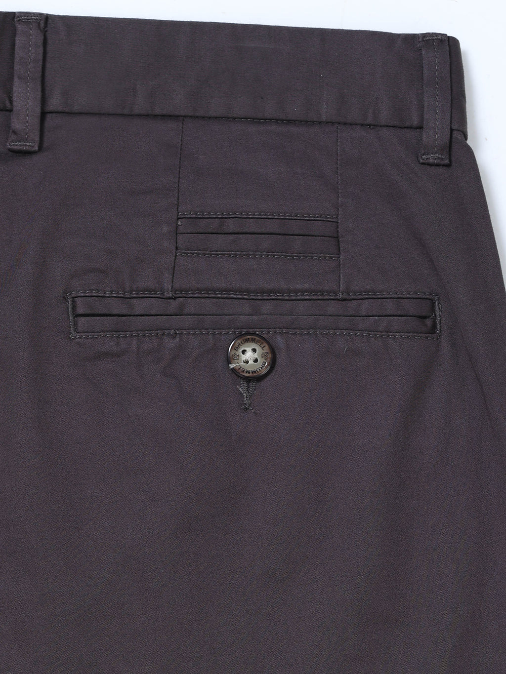 DARK BROWN GIZZA COTTON TROUSER