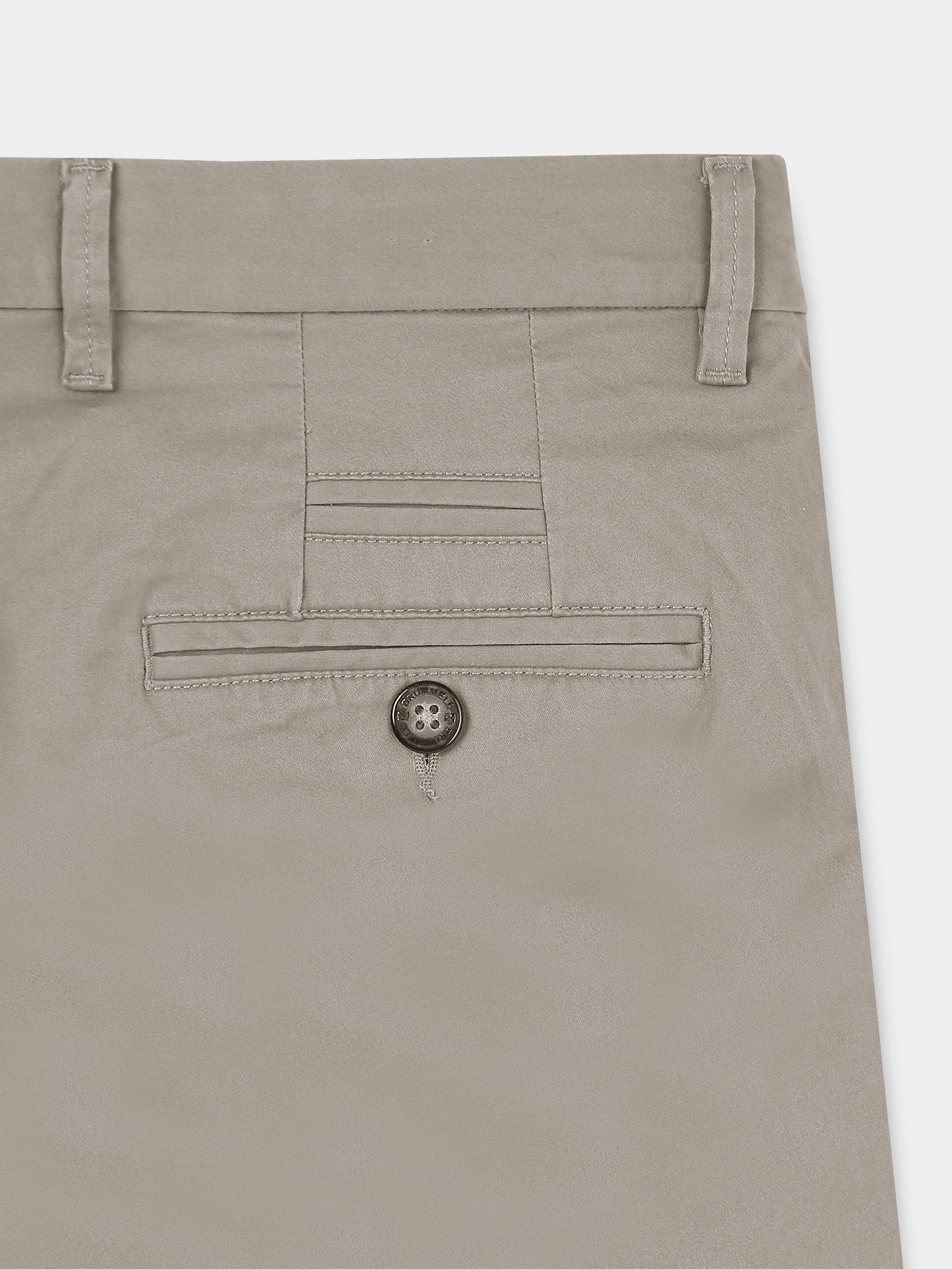 LIGHT KHAKI GAP TWILL STRETCH TROUSERS