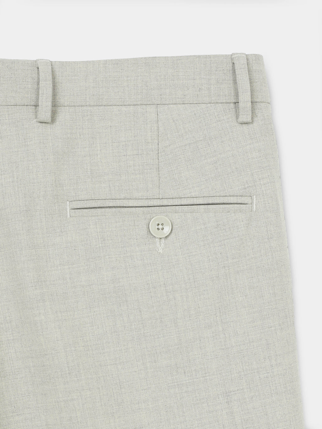 LIGHT GREY 4 WAY STRETCH VISCOSE BLEND FORMAL PANT