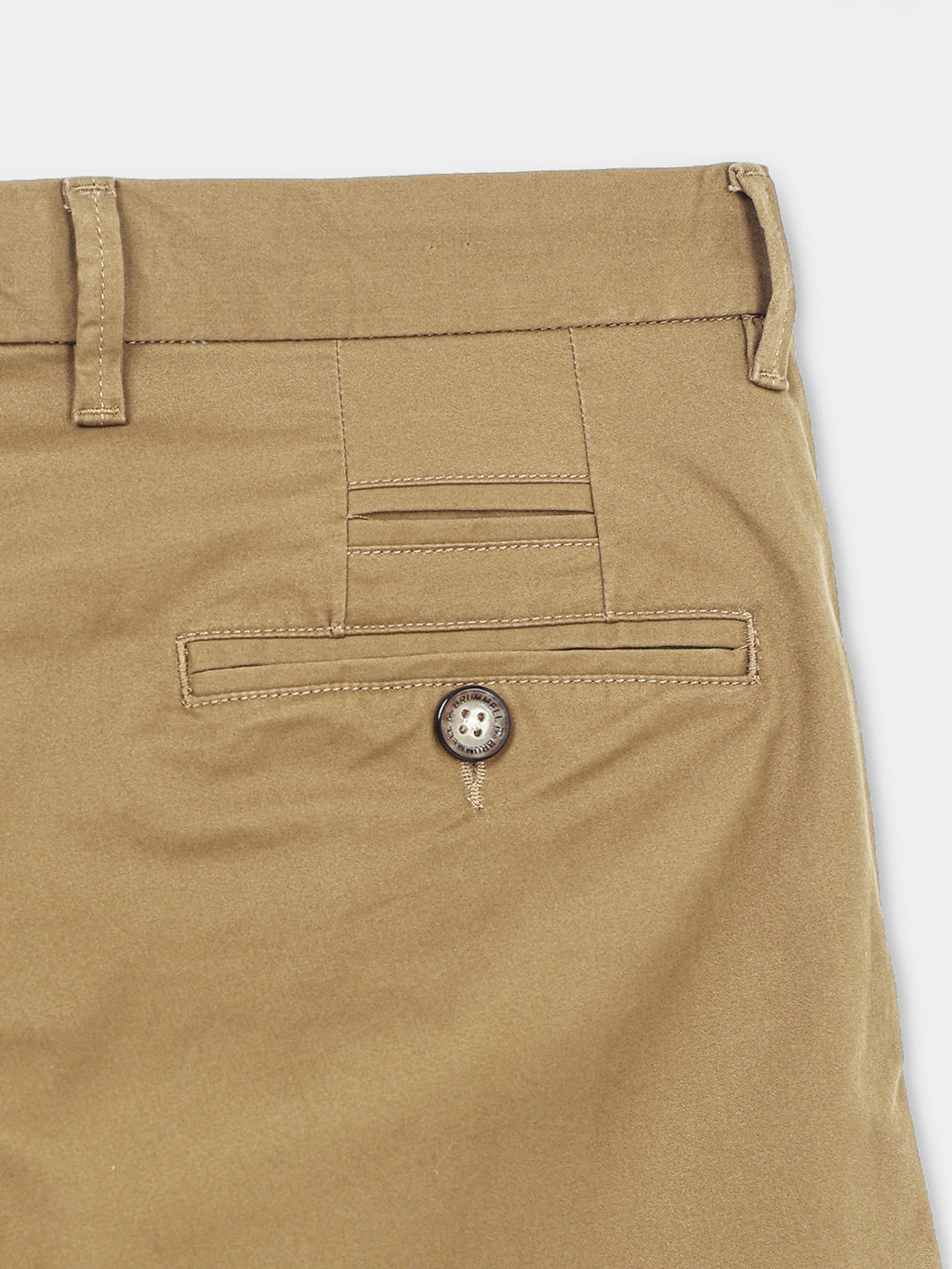 CAMEL BROWN CONVERSE COTTON LYCRA STRECTH TROUSERS