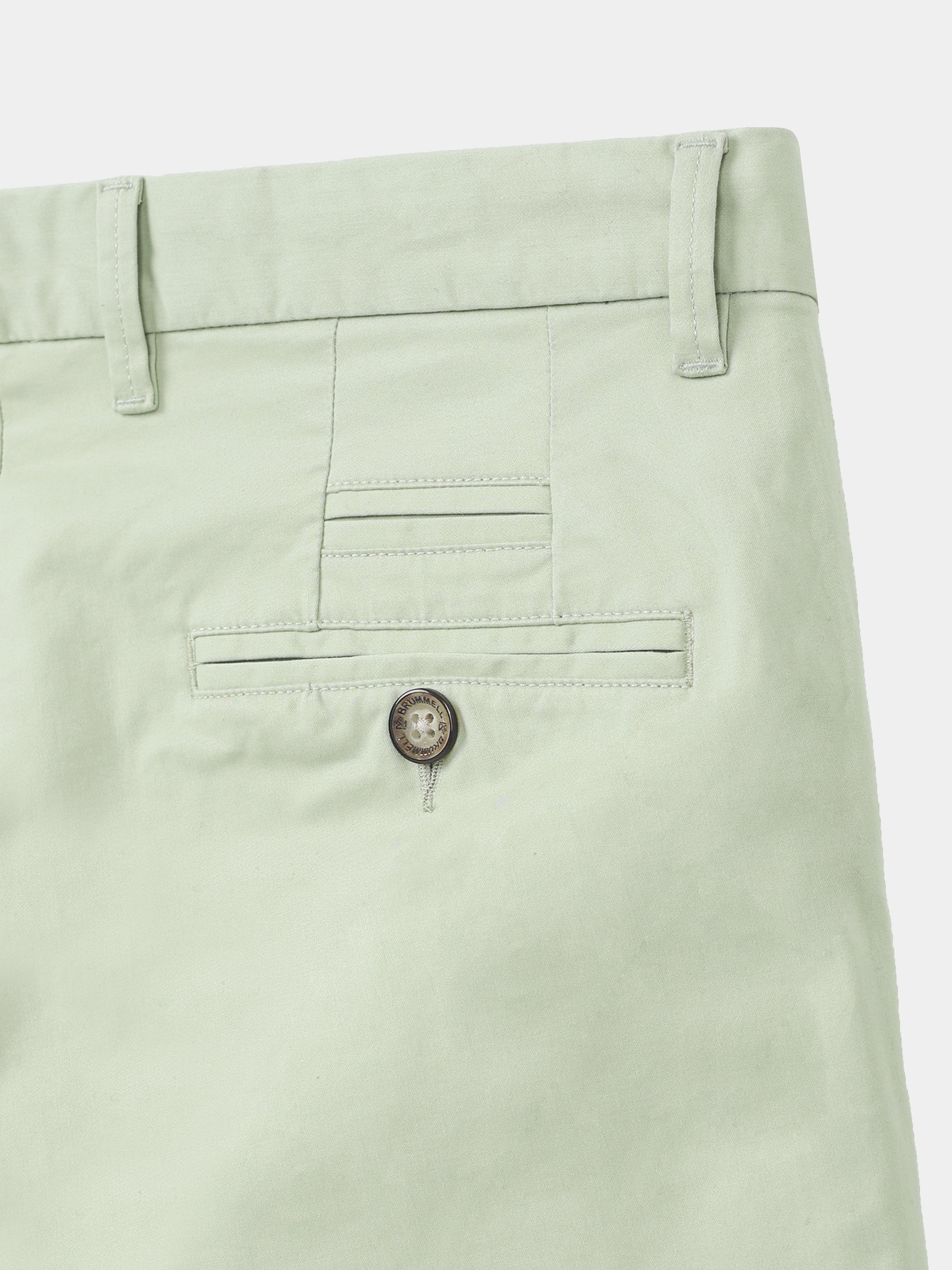 PISTA GREEN CONVERSE COTTON LYCRA STRECTH TROUSERS