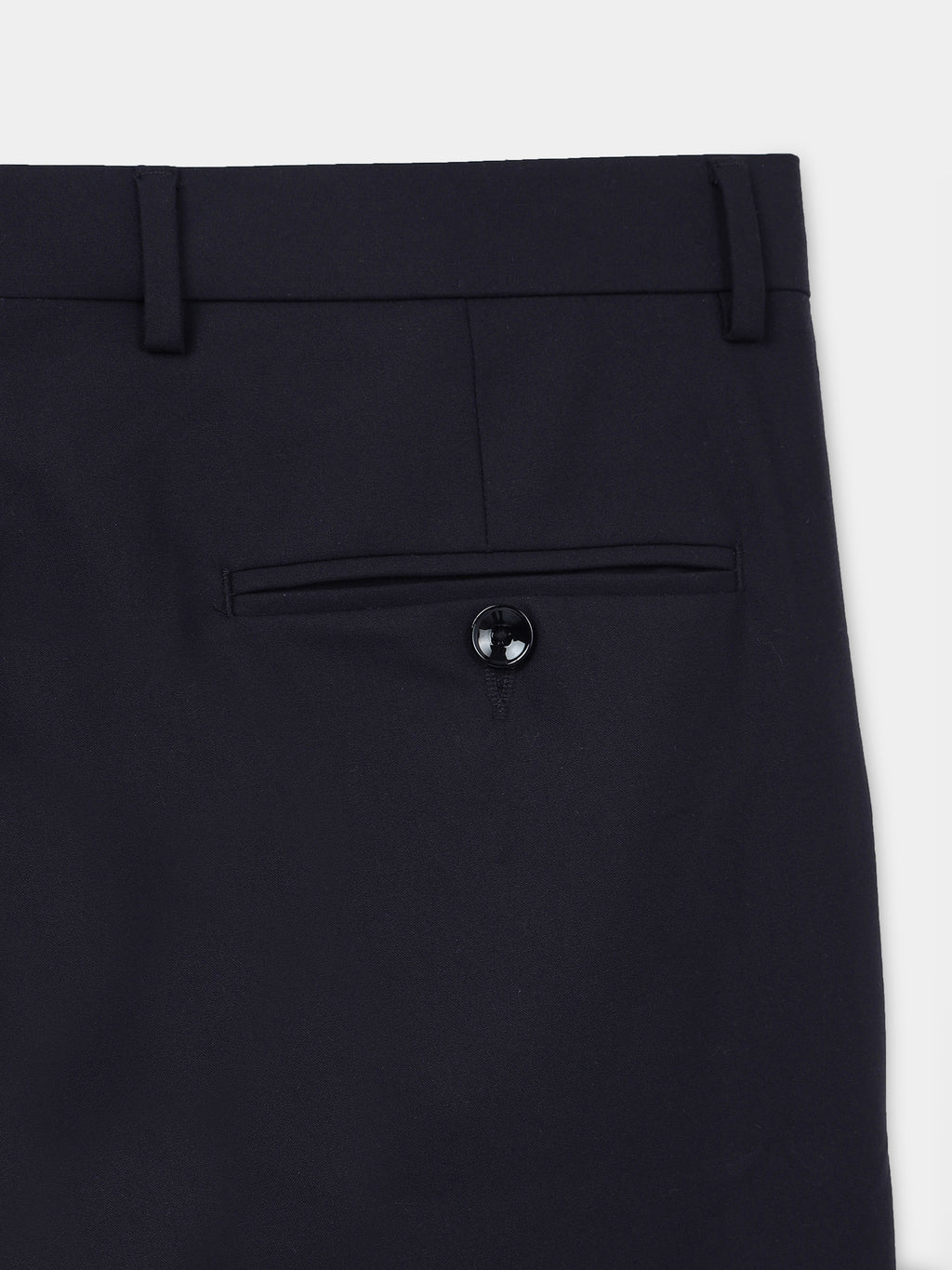 NAVY BLUE 4 WAY STRETCH VISCOSE BLEND FORMAL PANT