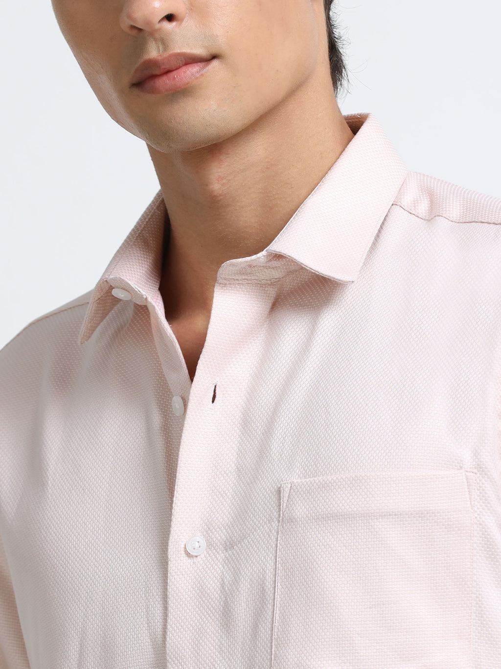 Rose Quartz Textured Shirt