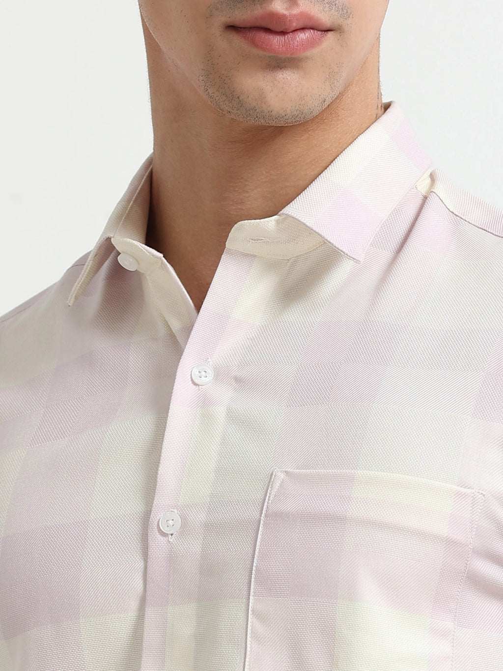 Pastel Prism Check Jacquard Shirt