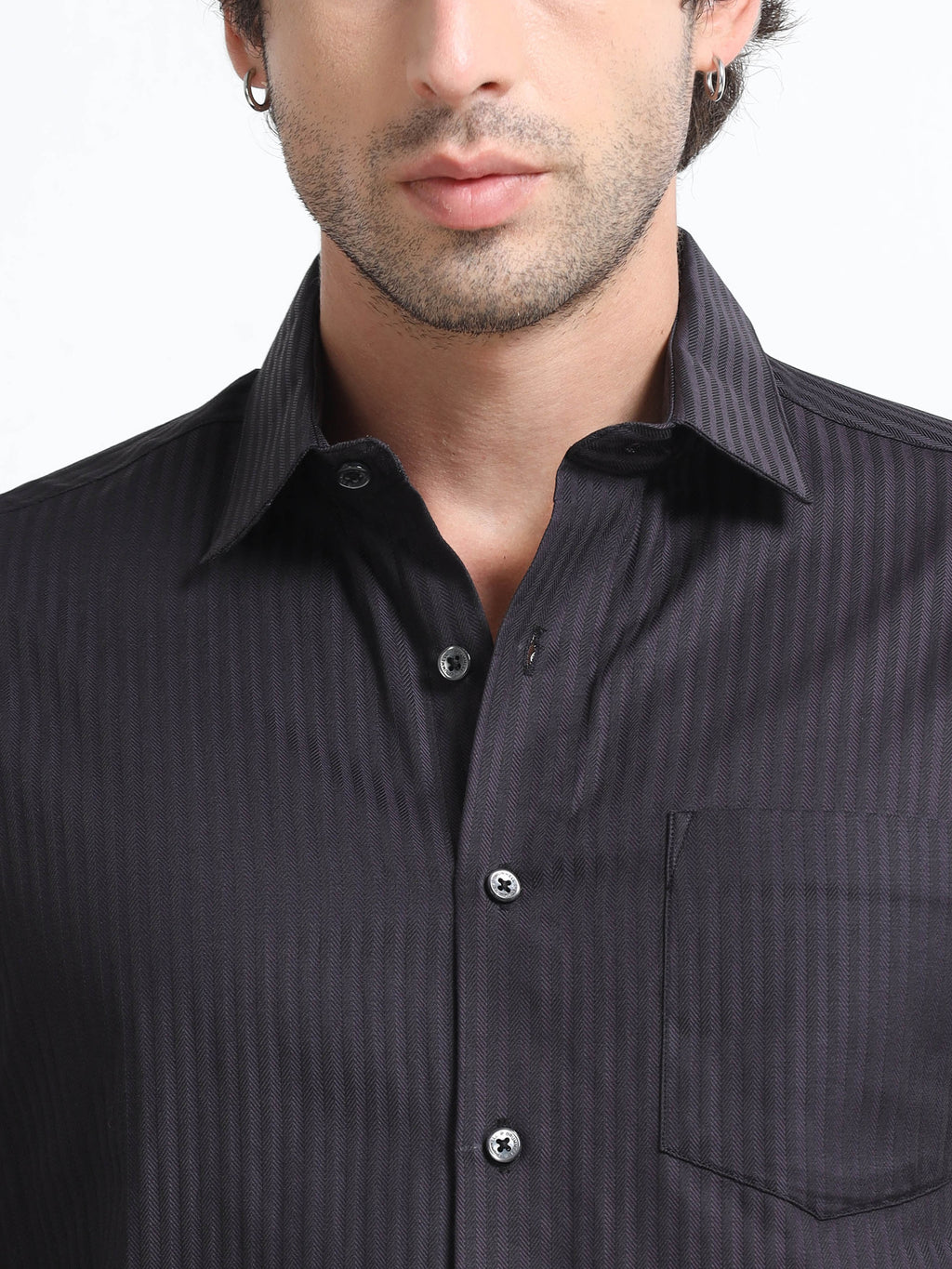 Midnight Shadow Stripe Shirt