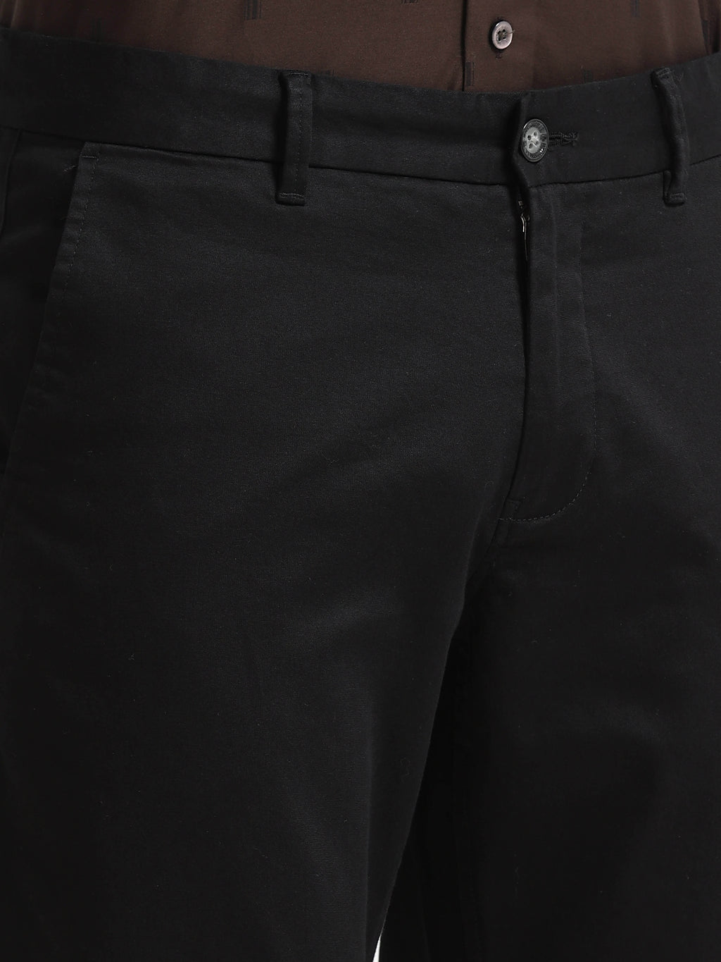 BLACK GIZZA COTTON TROUSER