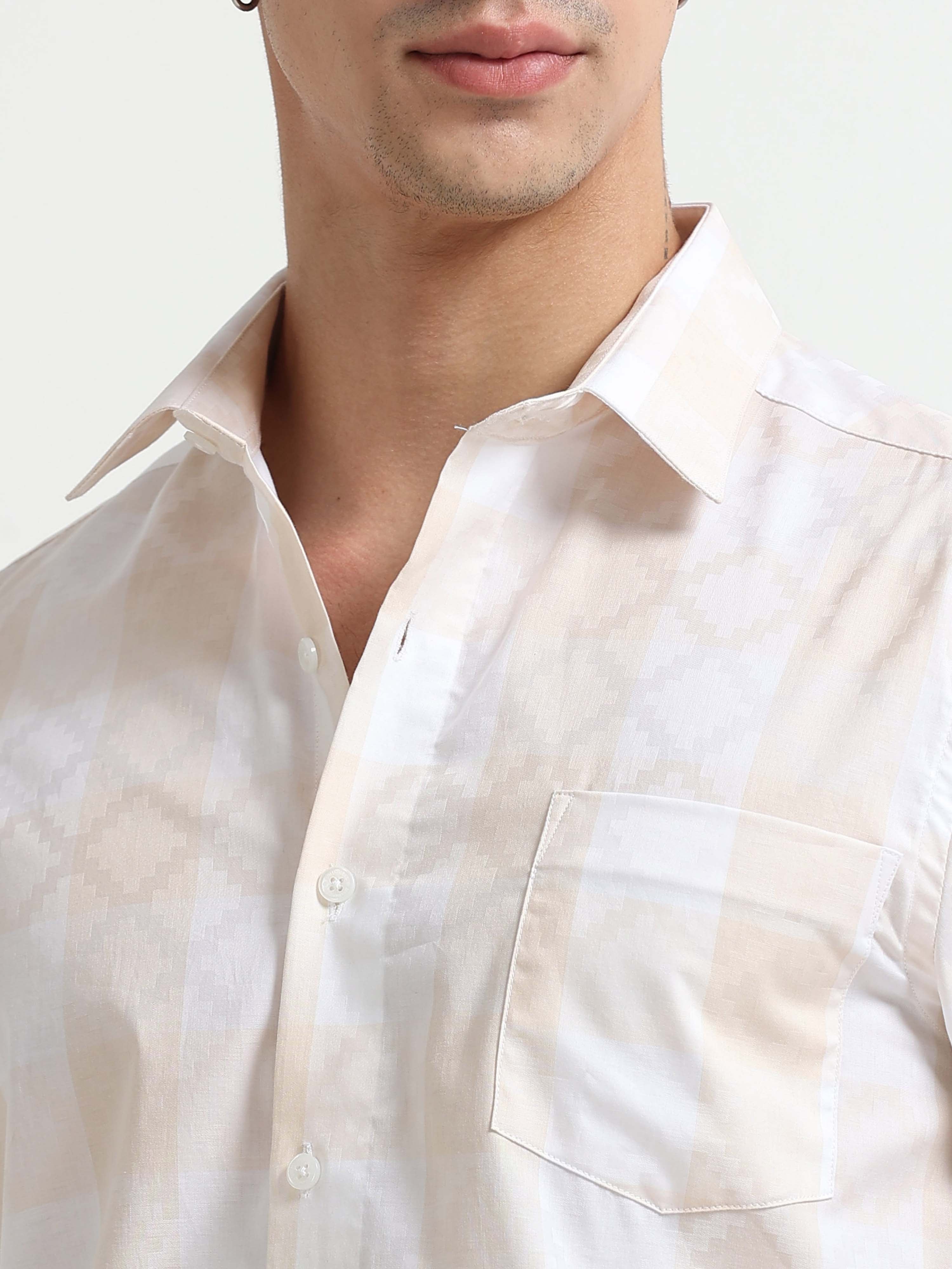 Sandblock Luxe Check Jacquard Shirt