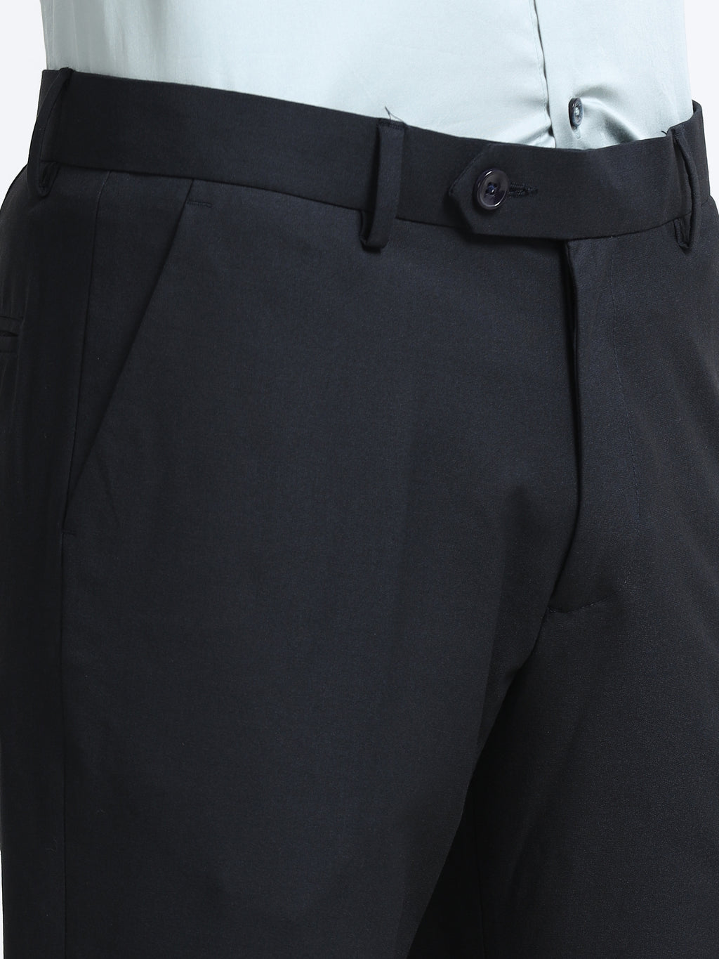 NAVY BLUE 4 WAY STRETCH VISCOSE BLEND FORMAL PANT