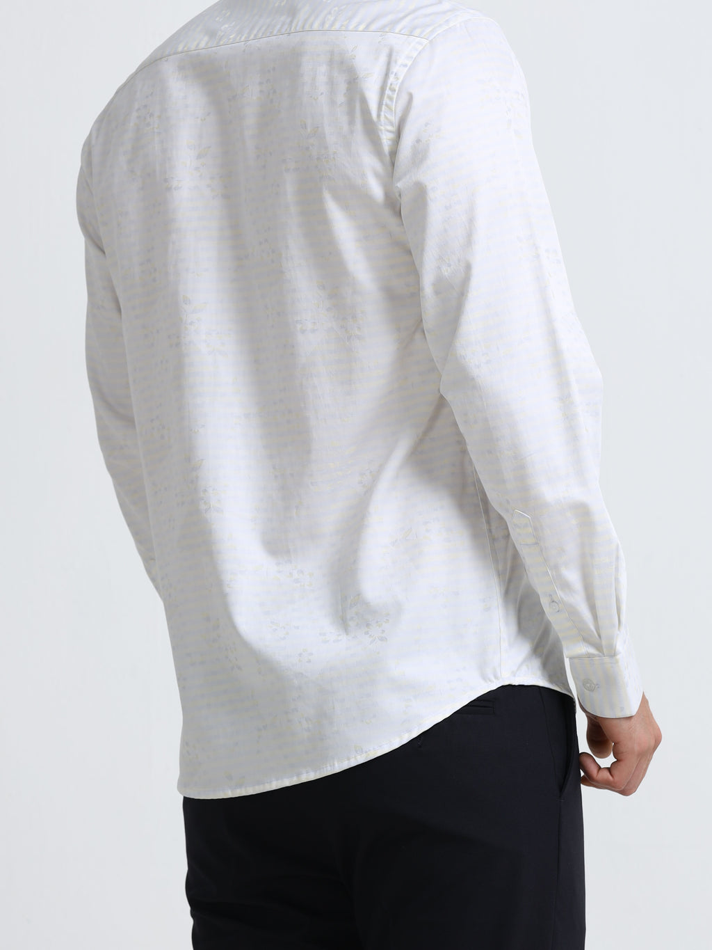 Ivory Bloom Heritage Stripe Shirt