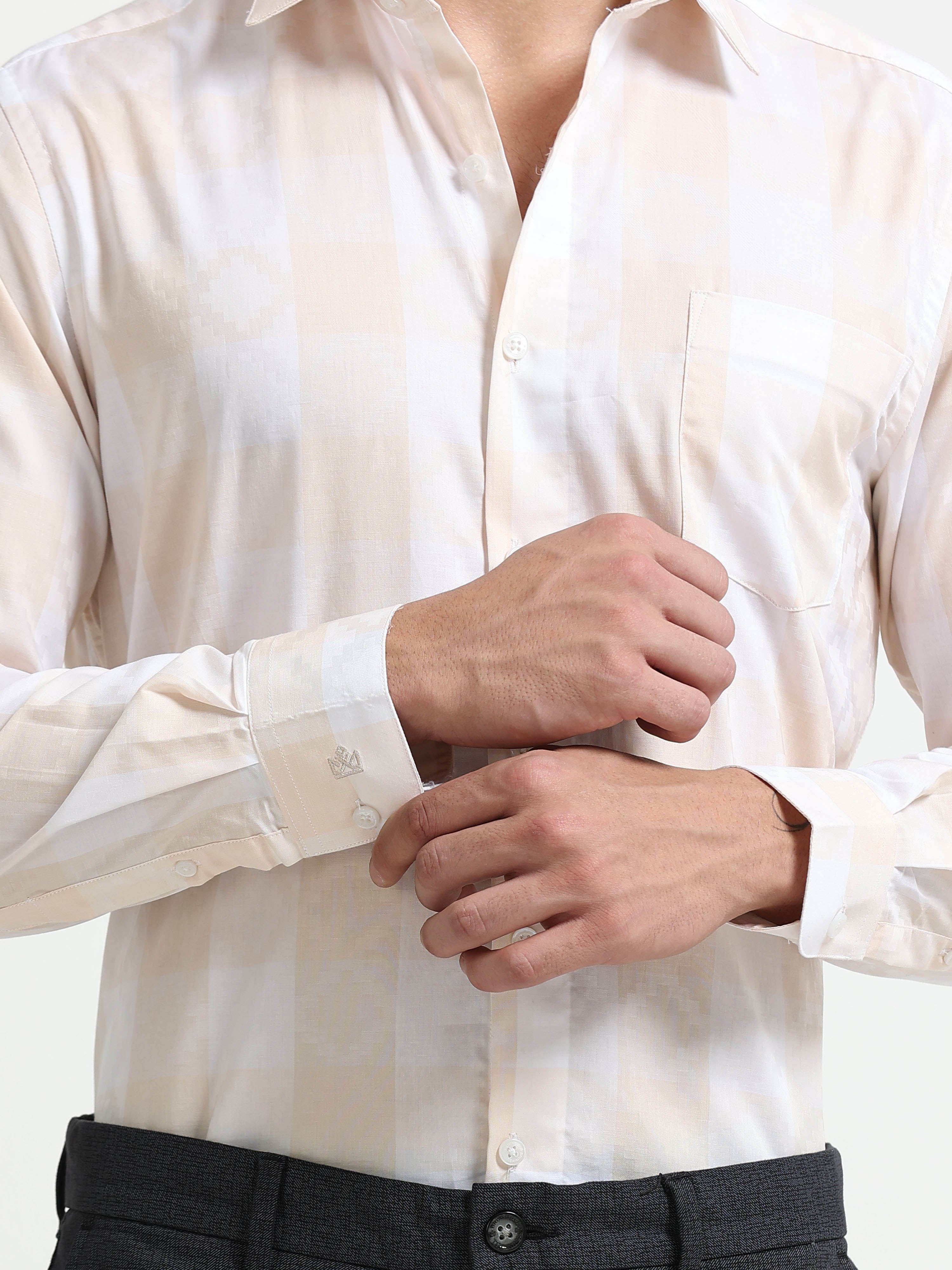 Sandblock Luxe Check Jacquard Shirt