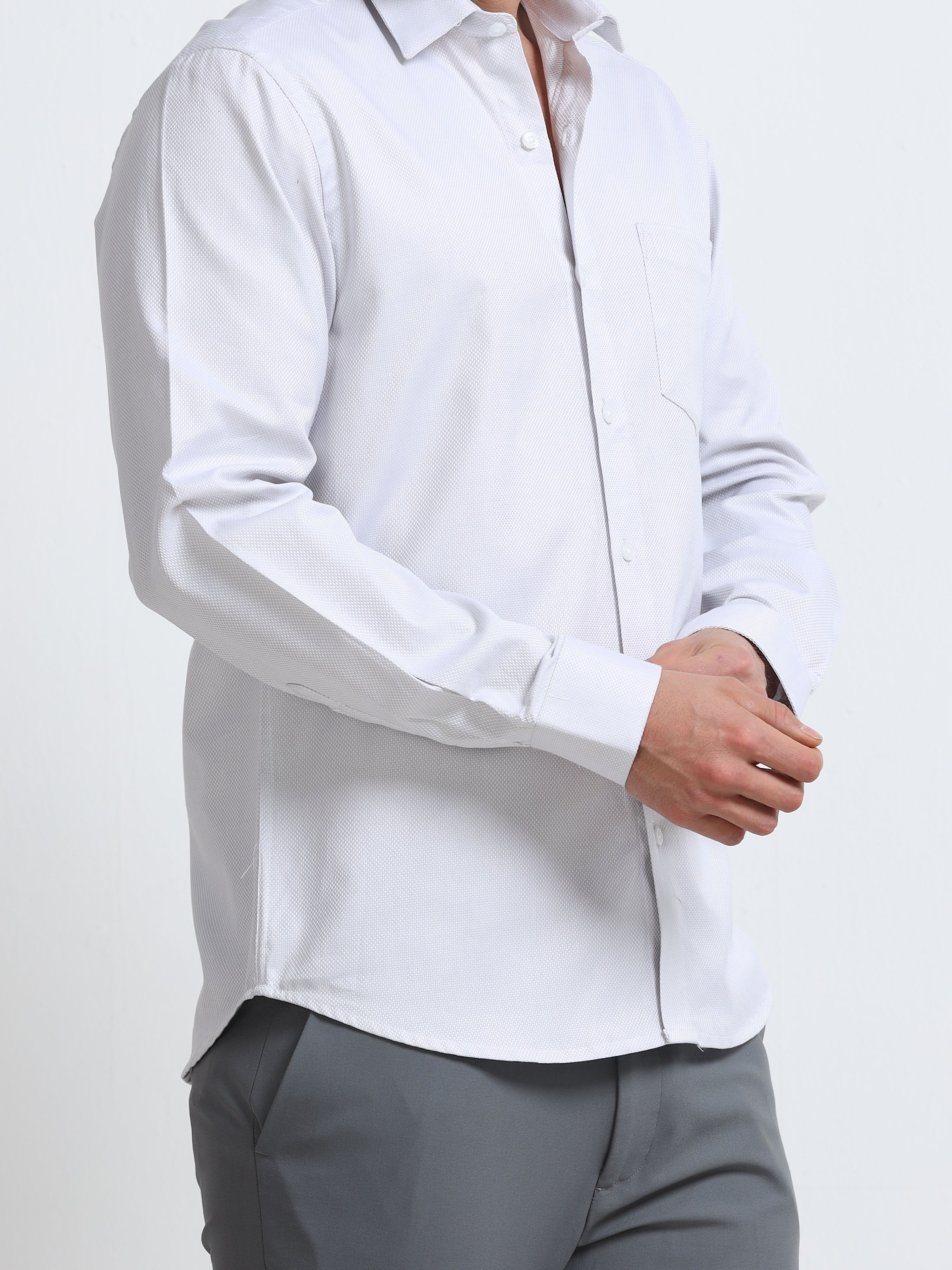 Glacier Ice Artisan Textured Shirt