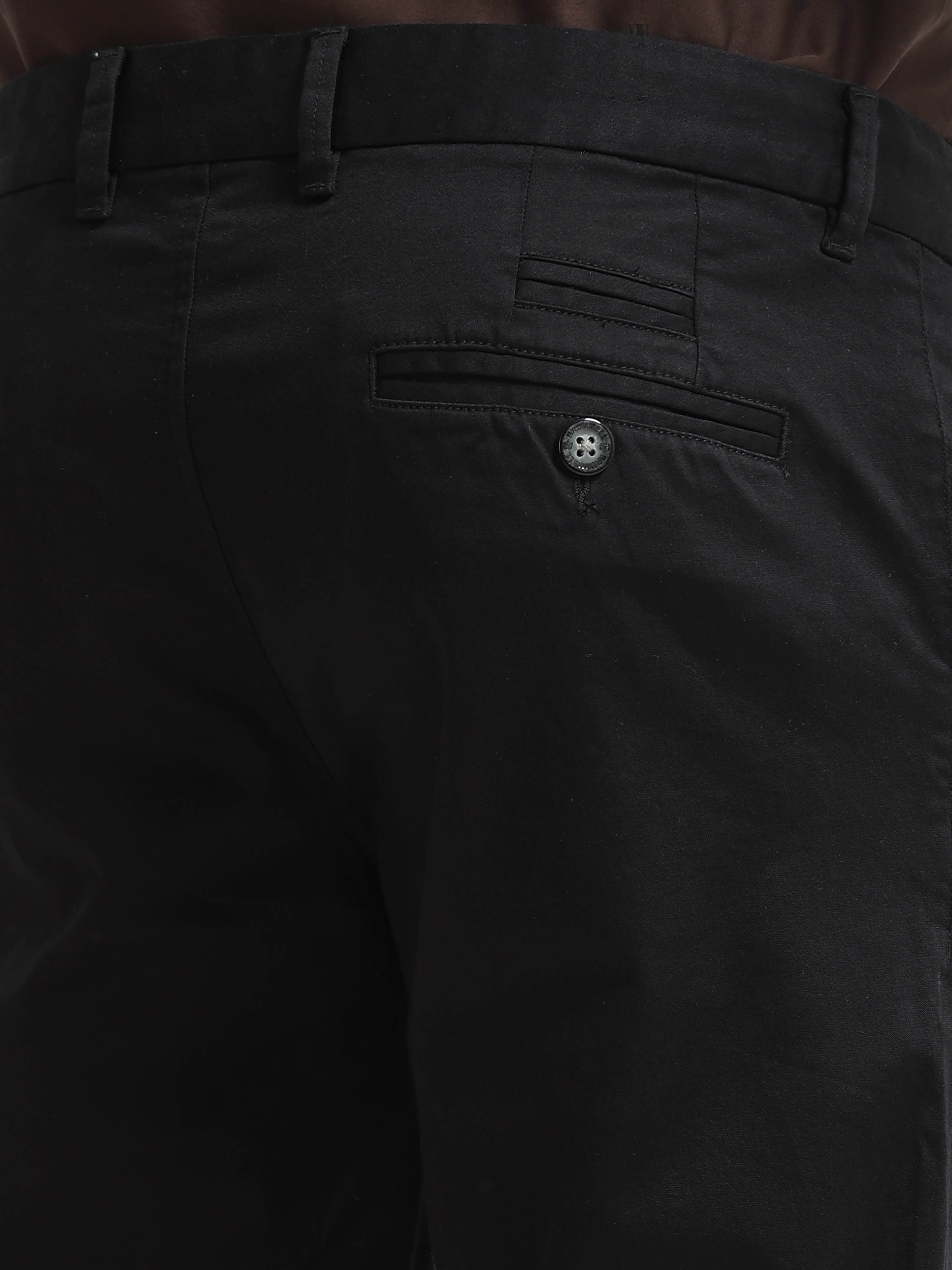 BLACK GIZZA COTTON TROUSER