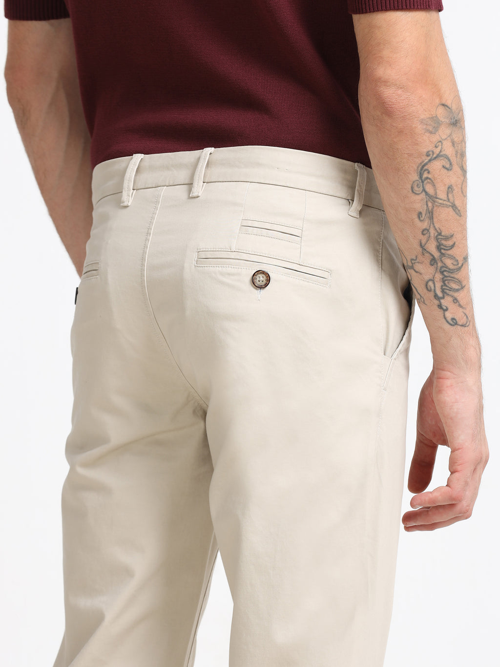 SKIN CONVERSE COTTON LYCRA STRECTH TROUSERS