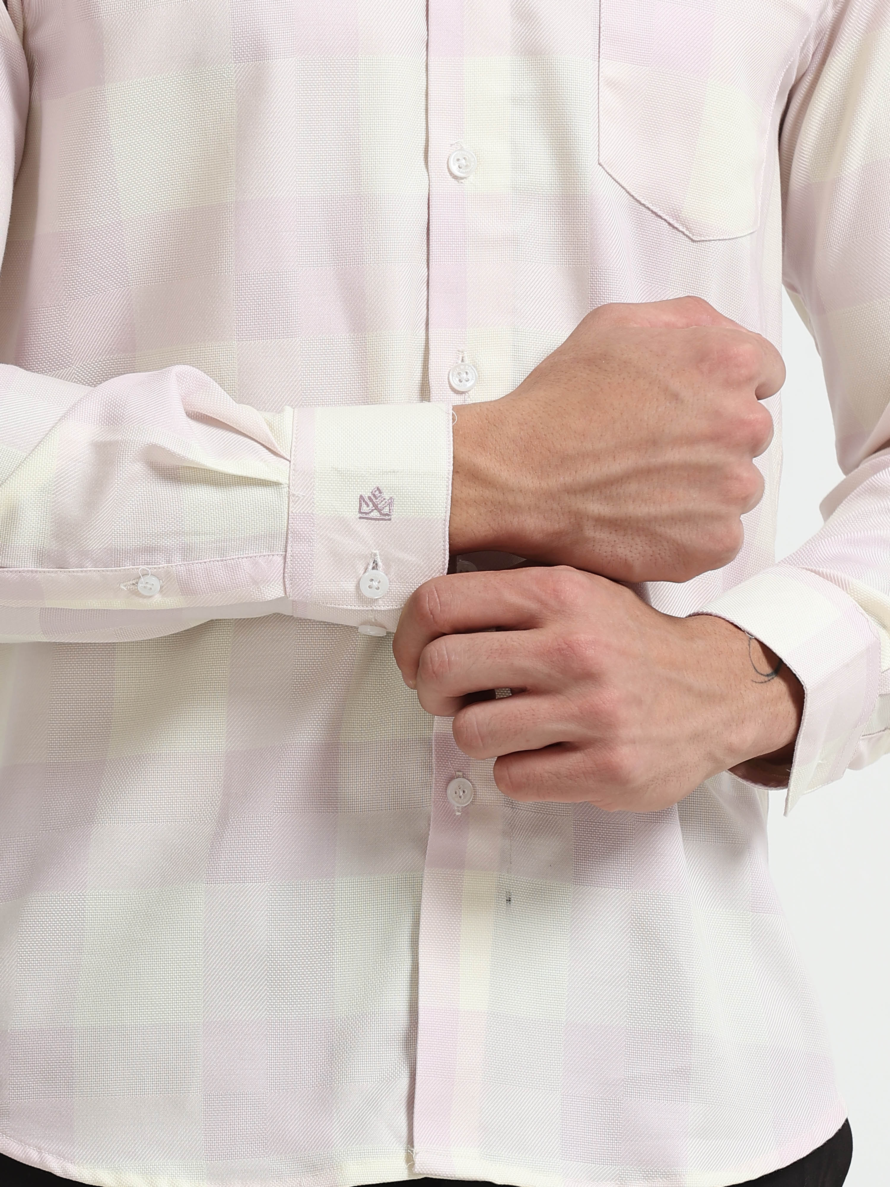 Pastel Prism Check Jacquard Shirt