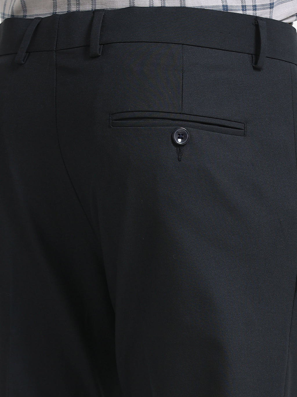 DARK BLUE 4 WAY STRETCH VISCOSE BLEND FORMAL PANT
