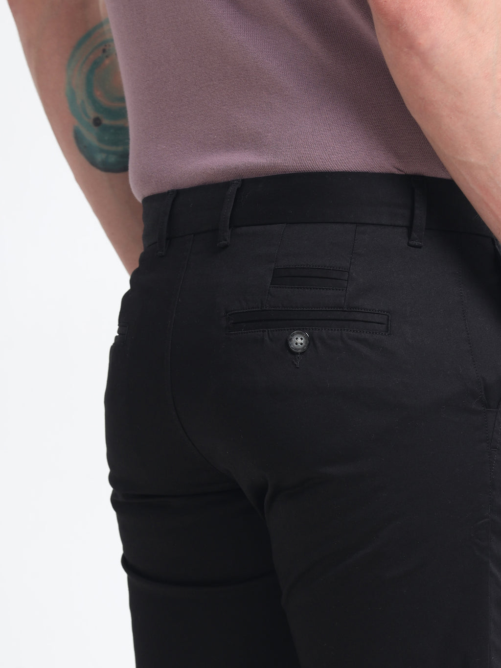 DARK COFFEE GIZZA COTTON TROUSER