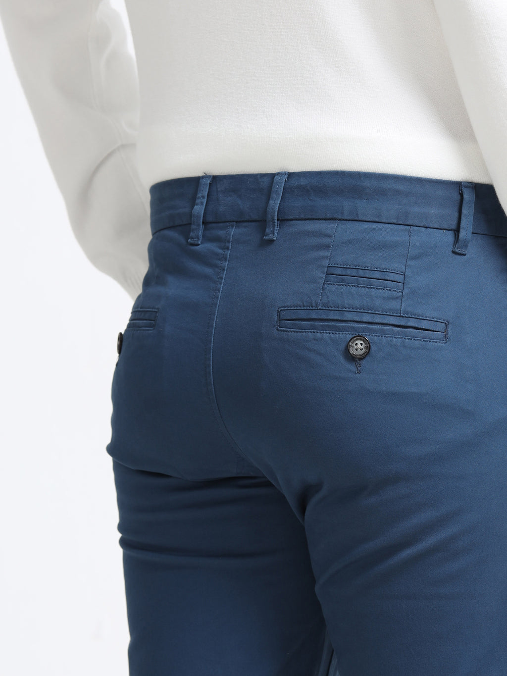 ROYAL BLUE GAP TWILL STRETCH TROUSERS