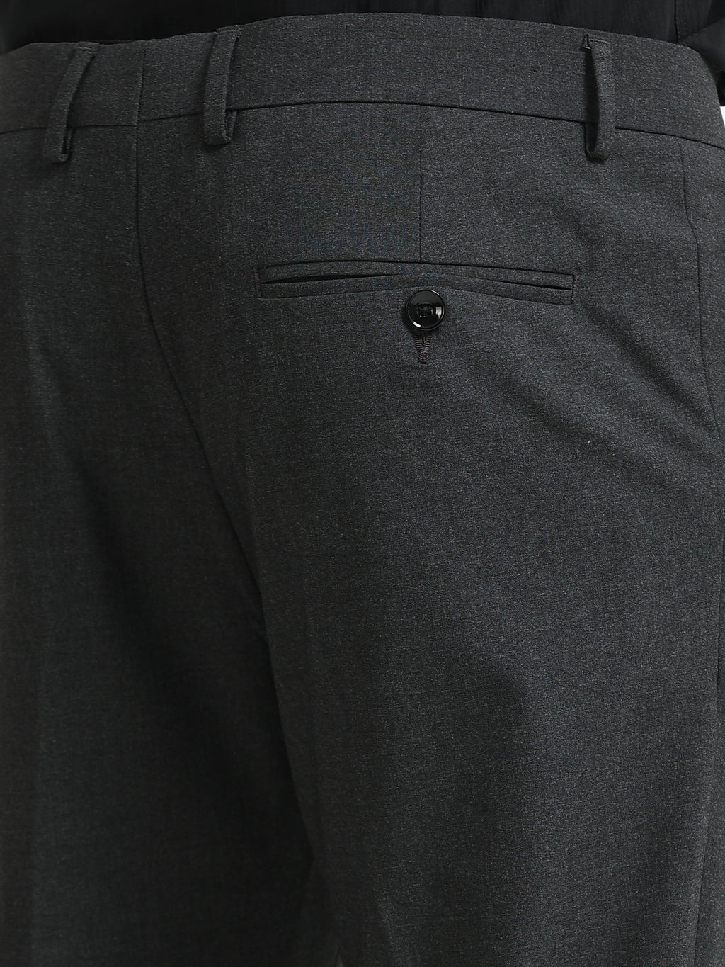 GREY 4 WAY STRETCH VISCOSE BLEND FORMAL PANT