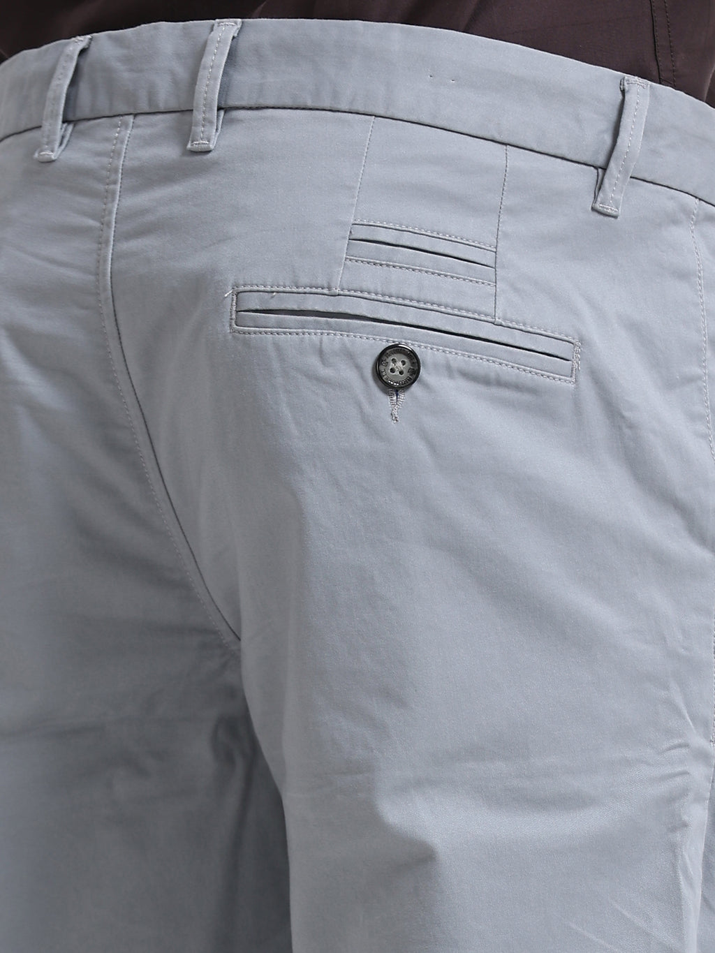 BLUISH GREY CONVERSE COTTON LYCRA STRECTH TROUSERS