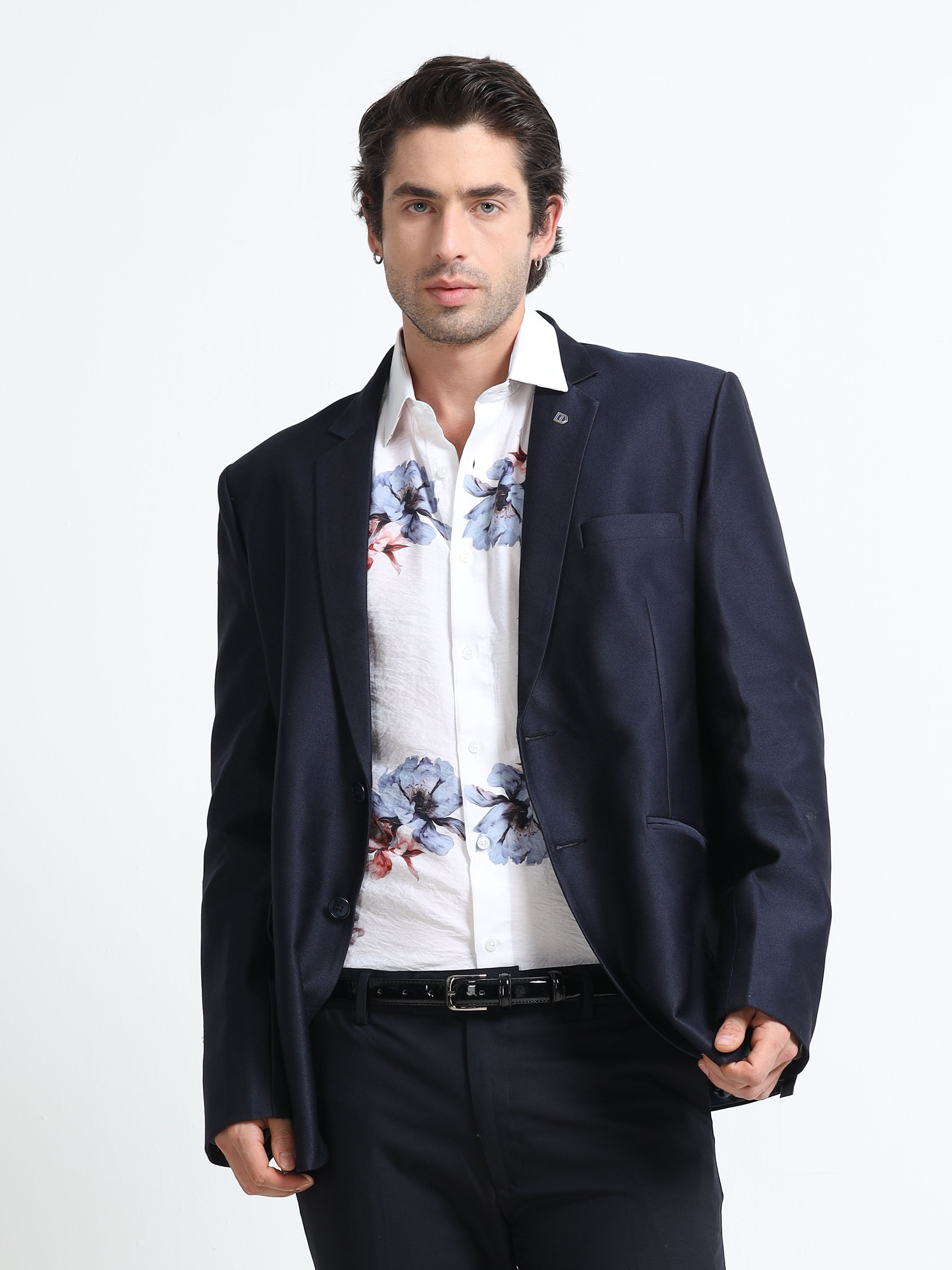 Ethereal Flora Cotton Crinkle Printed Shirt