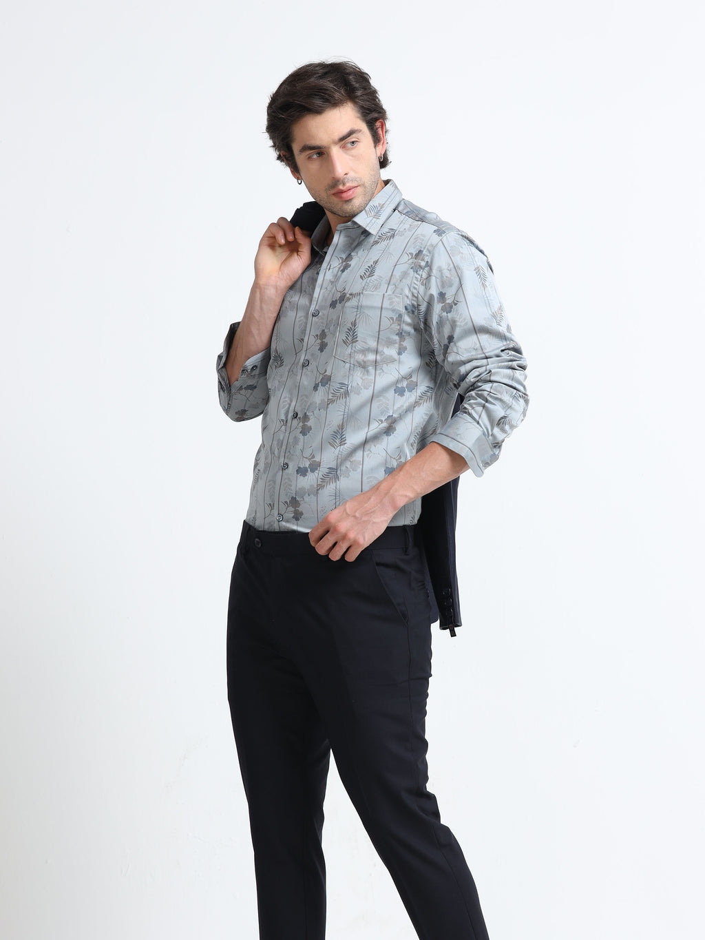 Tectonic Flora Artisan Pinstripe Shirt