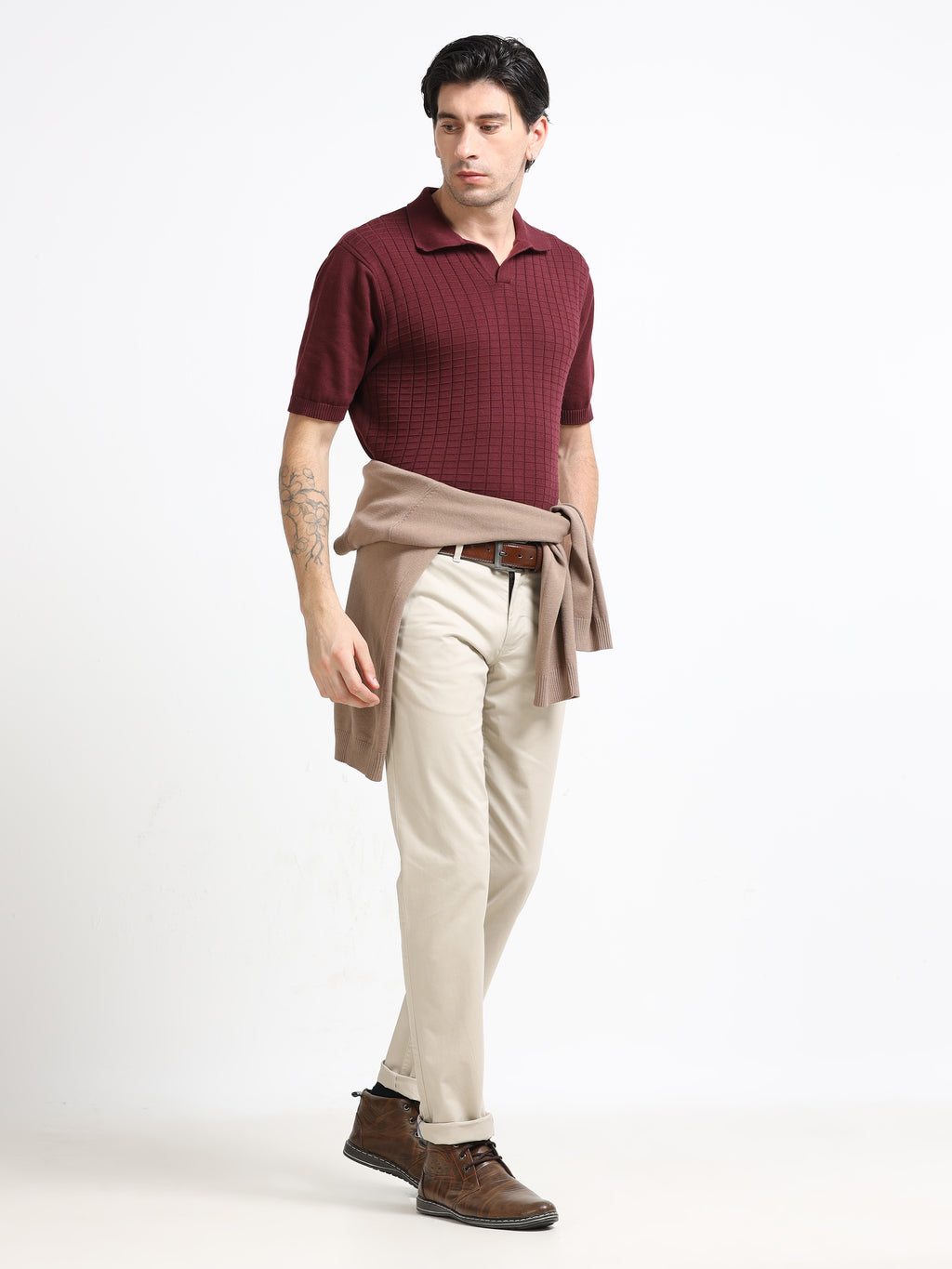 SKIN CONVERSE COTTON LYCRA STRECTH TROUSERS