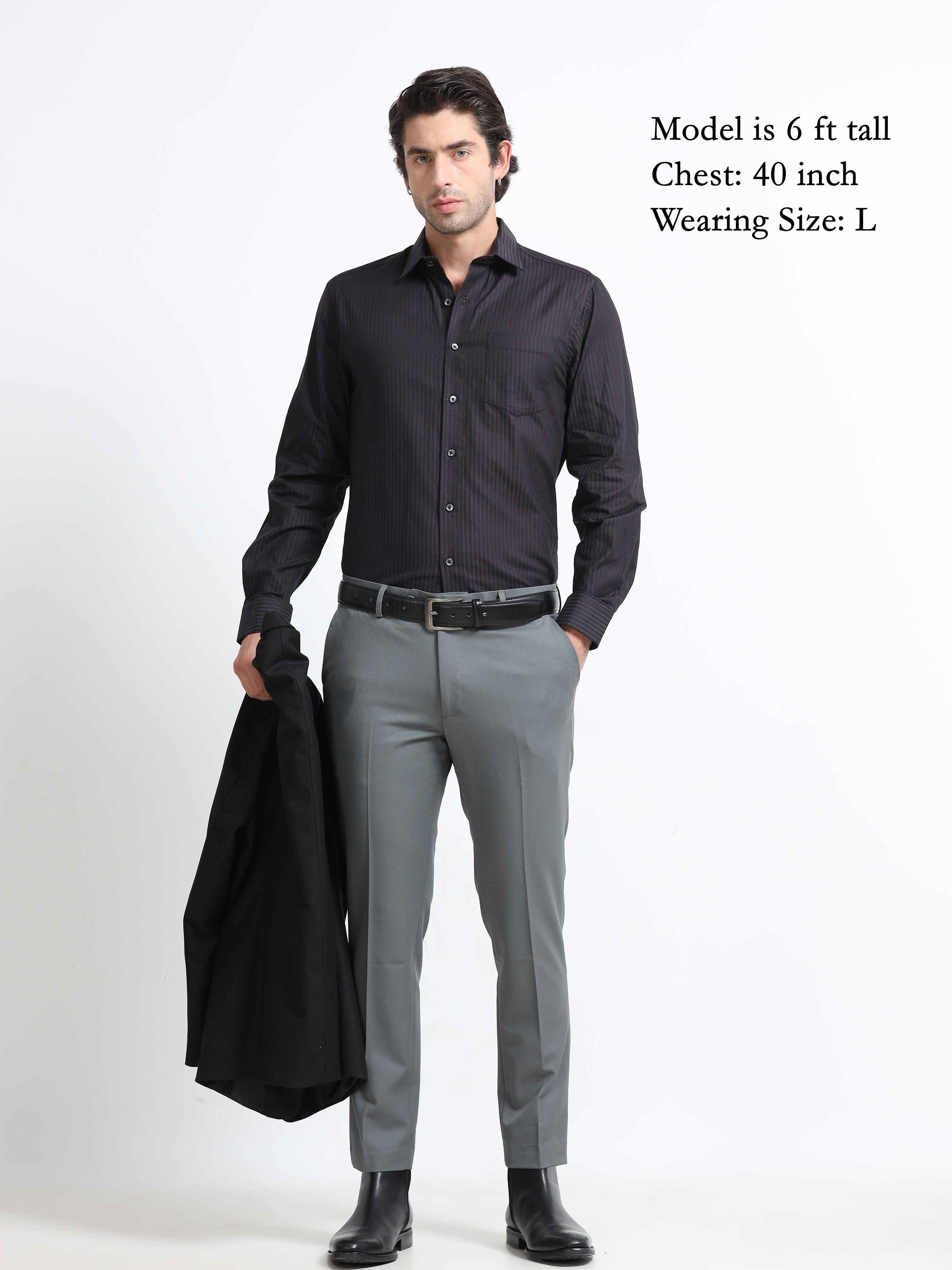 Midnight Shadow Stripe Shirt