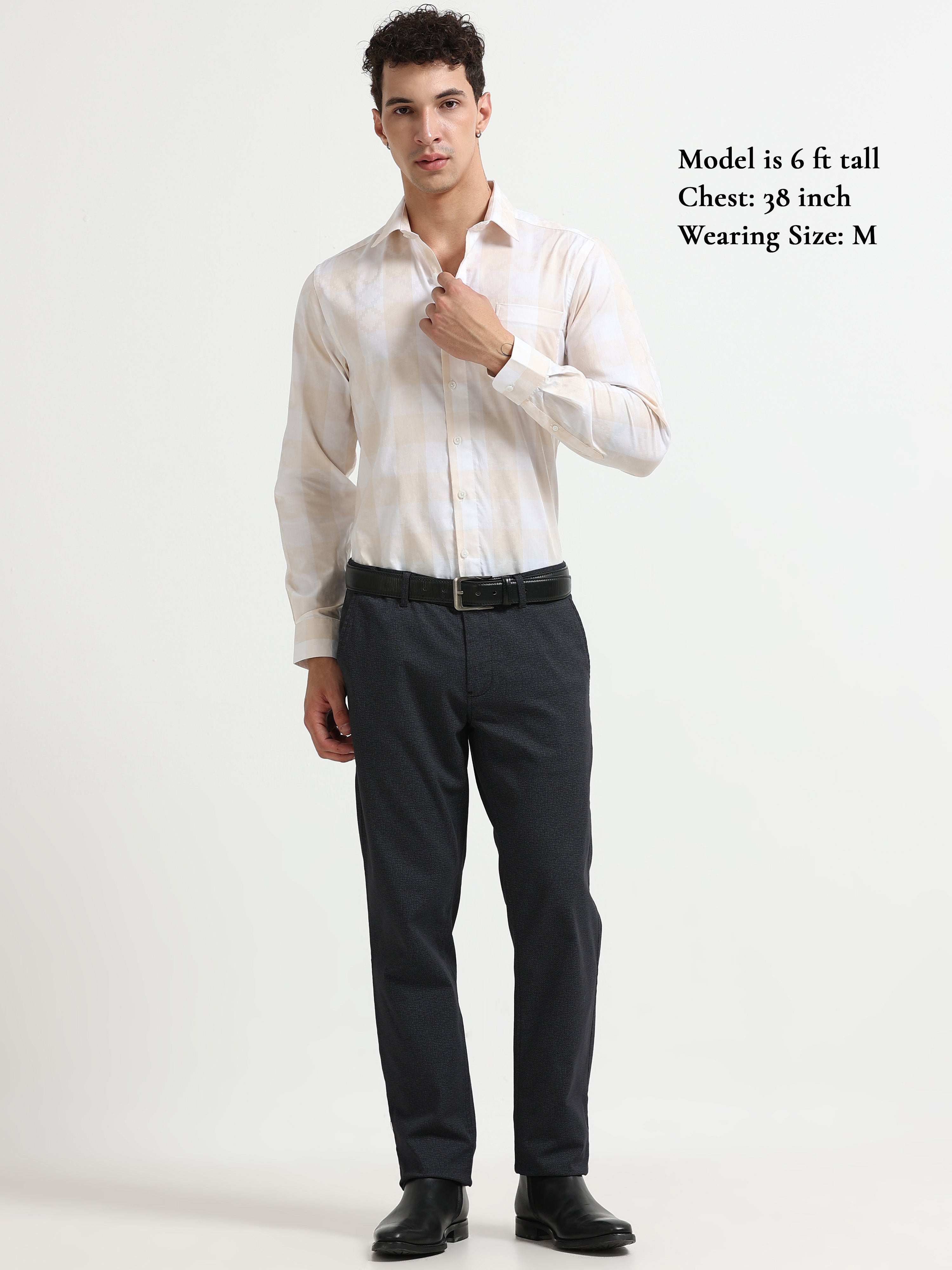 Sandblock Luxe Check Jacquard Shirt