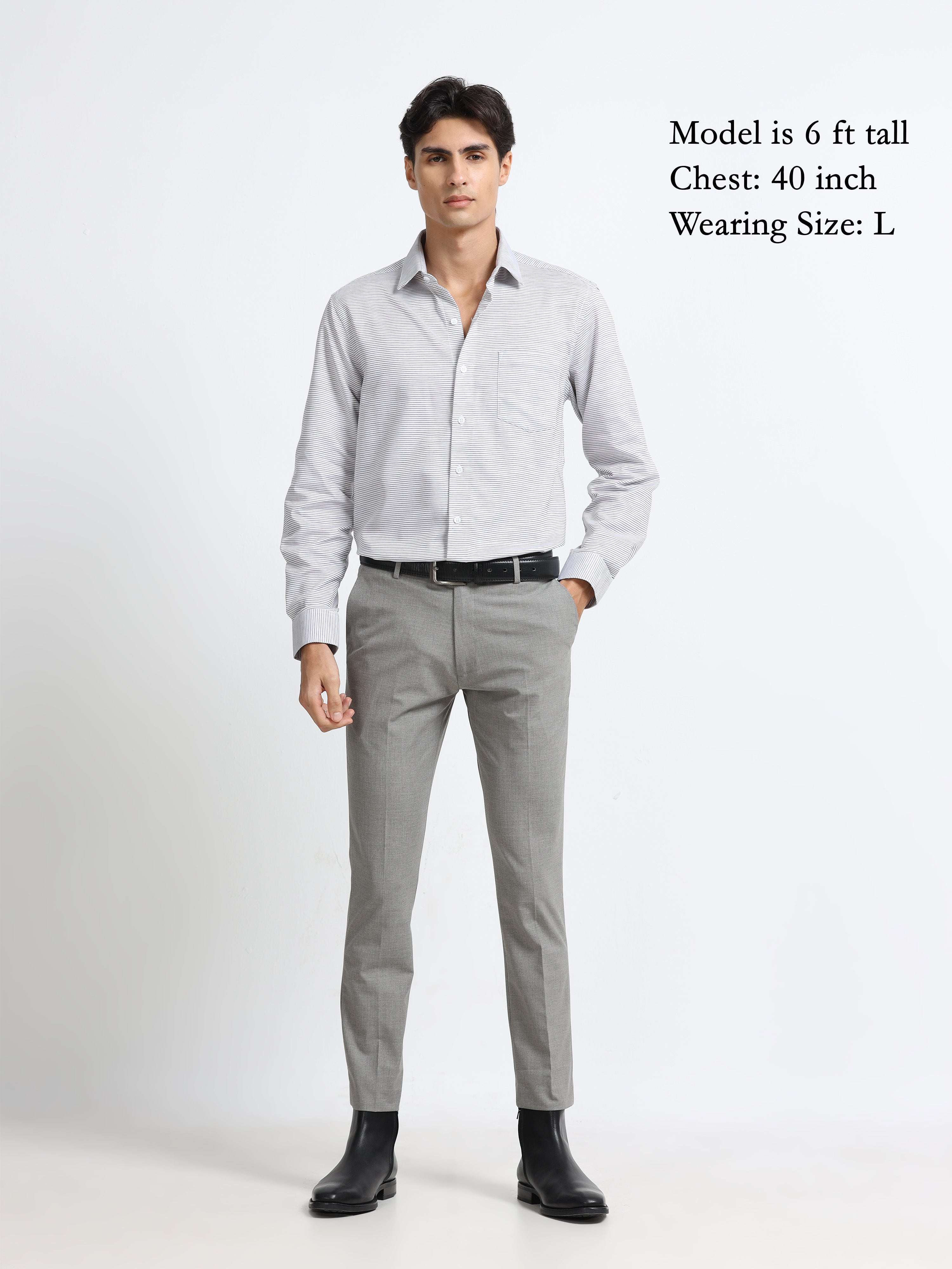 Silver Lined Heritage Stripe Shirt