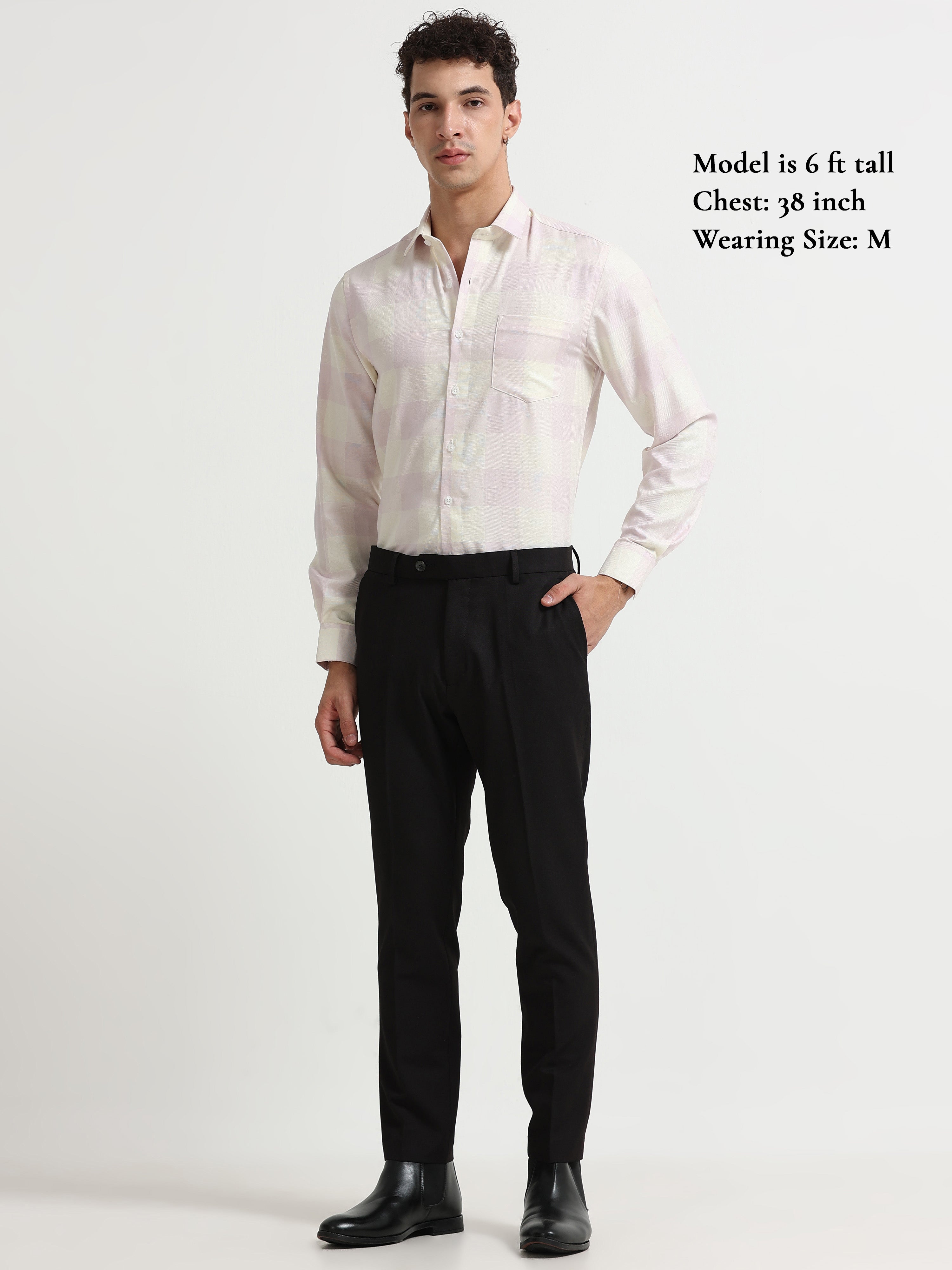 Pastel Prism Check Jacquard Shirt