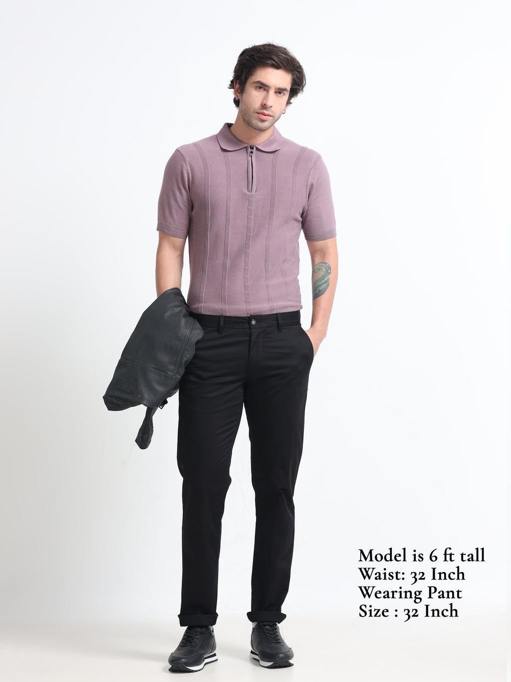 DARK COFFEE GIZZA COTTON TROUSER