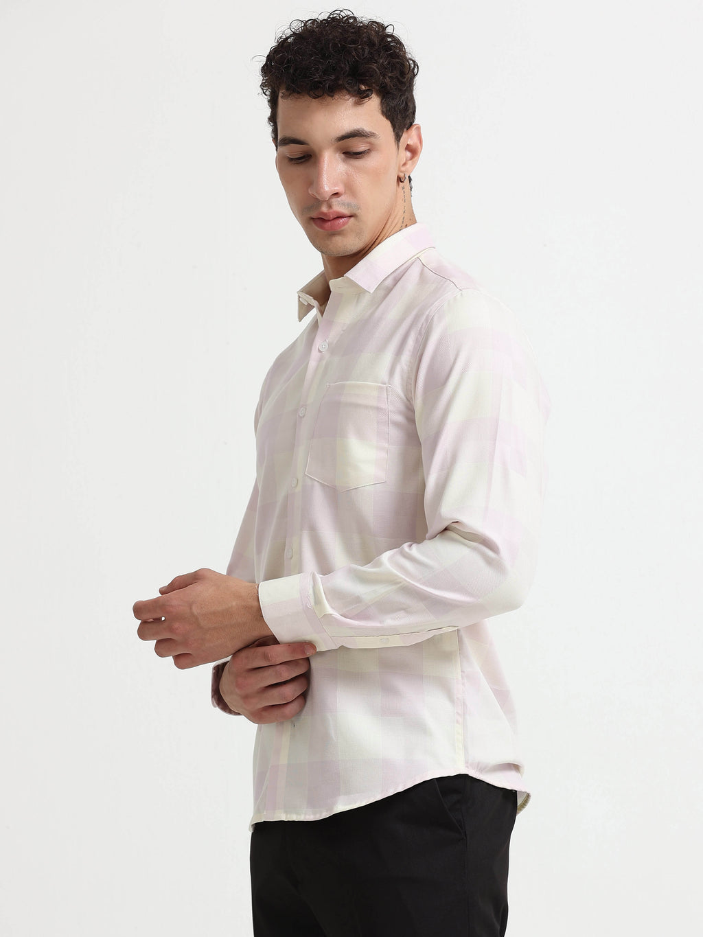 Pastel Prism Check Jacquard Shirt