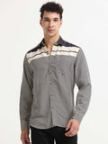 Charcoal Mosaic Houndstooth Luxe Shirt