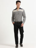 Charcoal Mosaic Houndstooth Luxe Shirt