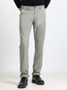 Men - Olive Green - Slim Fit - Formal Trouser