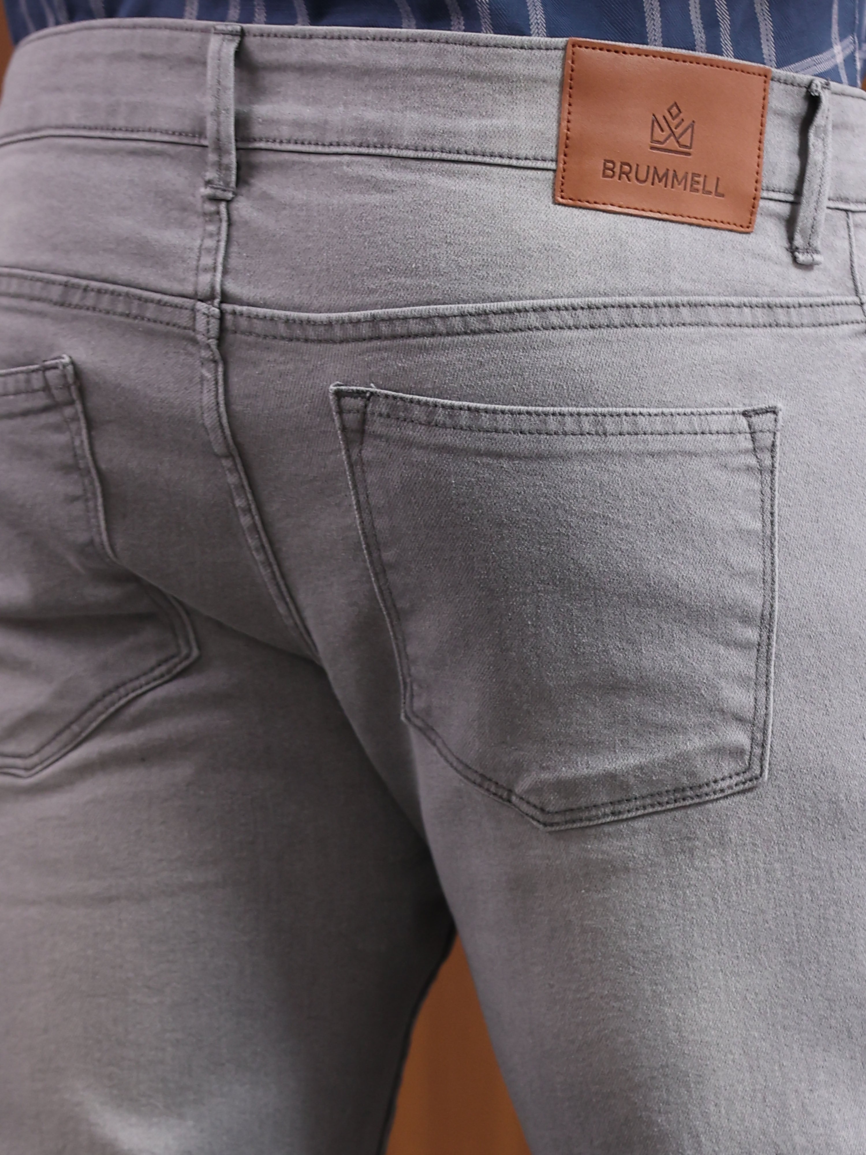 Light Grey Slim Fit Denim Jeans