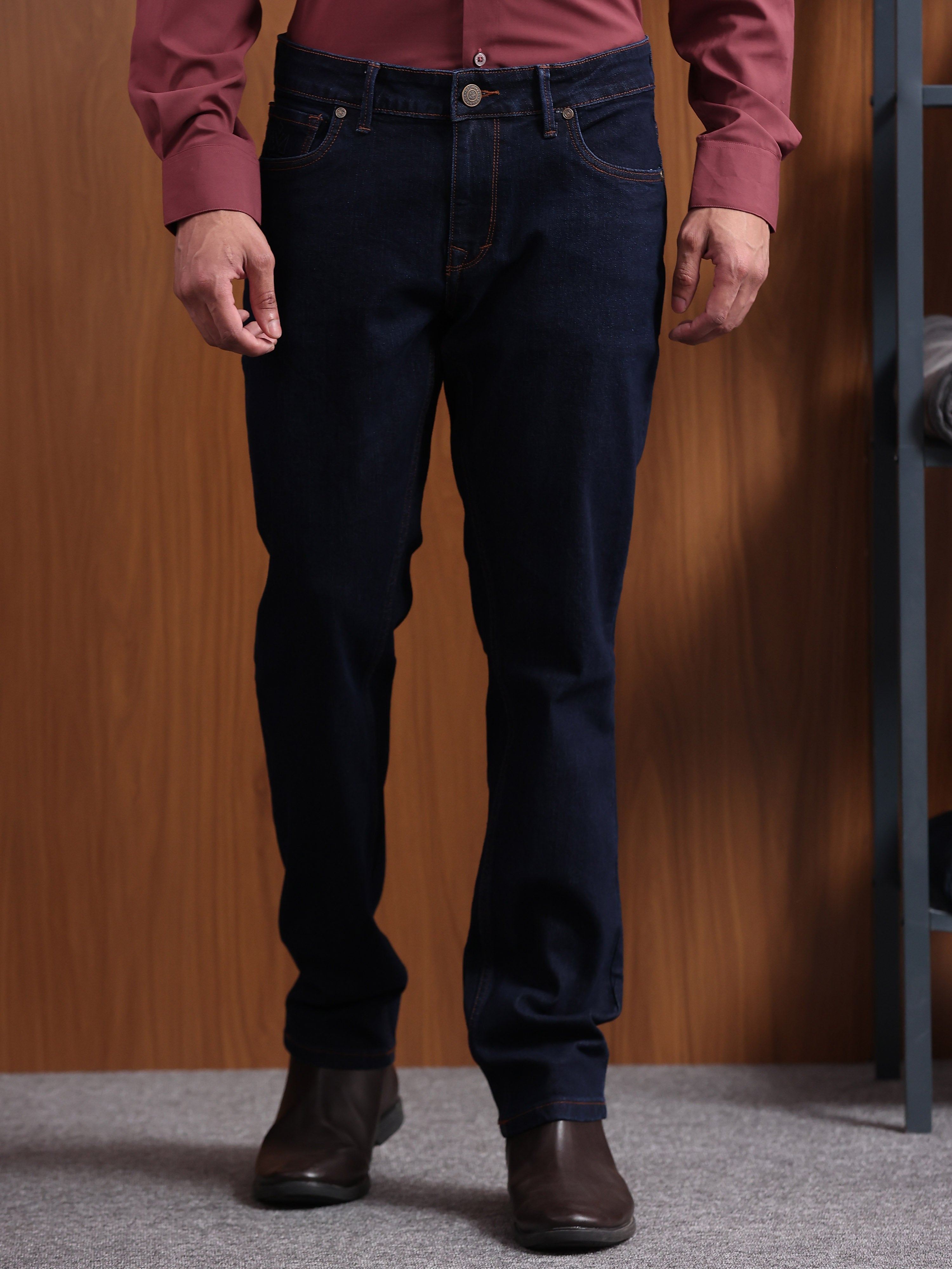 Midnight Indigo Slim Fit Denim Jeans