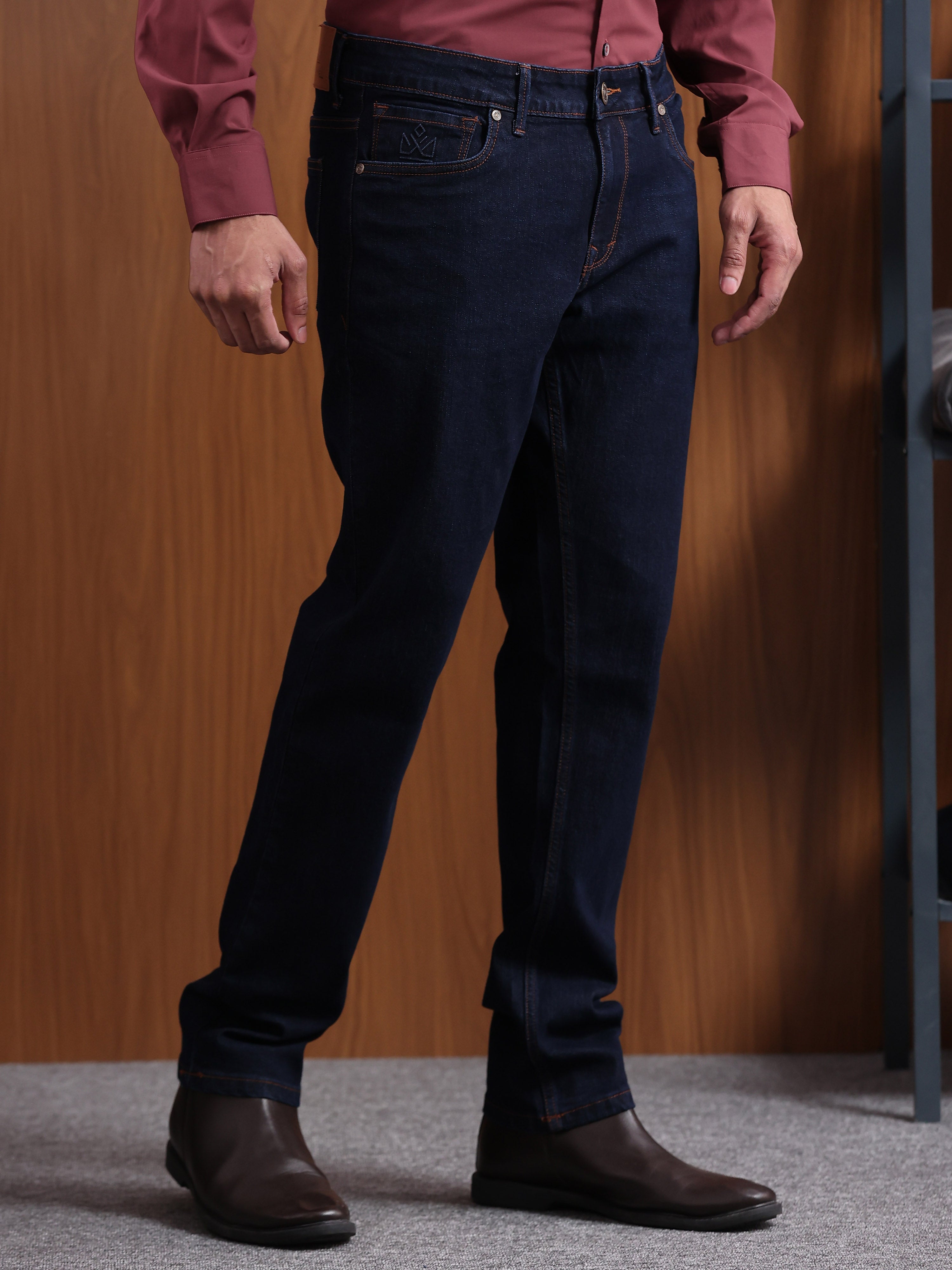 Midnight Indigo Slim Fit Denim Jeans