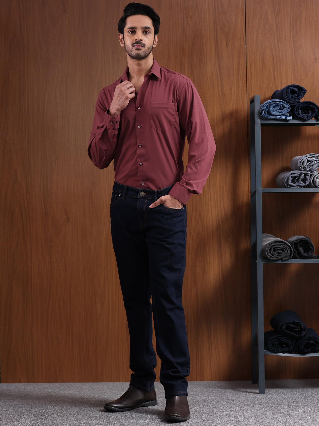 Midnight Indigo Slim Fit Denim Jeans